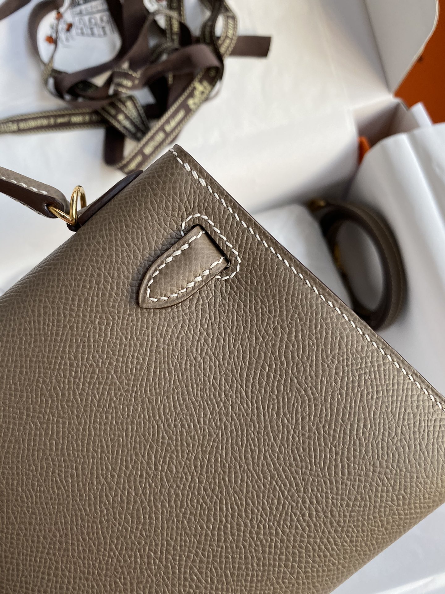 Hermès Kelly Mini leather handbag 19cm Epsom 6 Hermès Kelly Mini leather handbag 19cm Epsom - Image 6