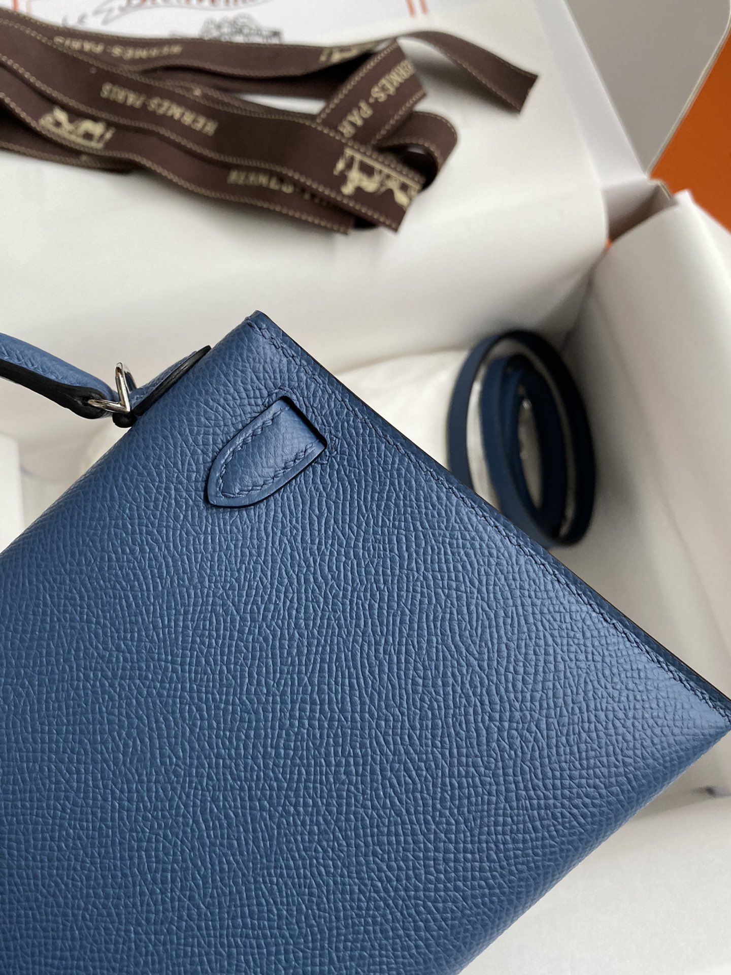 Hermès Kelly Mini leather handbag 19cm Epsom 6 Hermès Kelly Mini leather handbag 19cm Epsom - Image 6