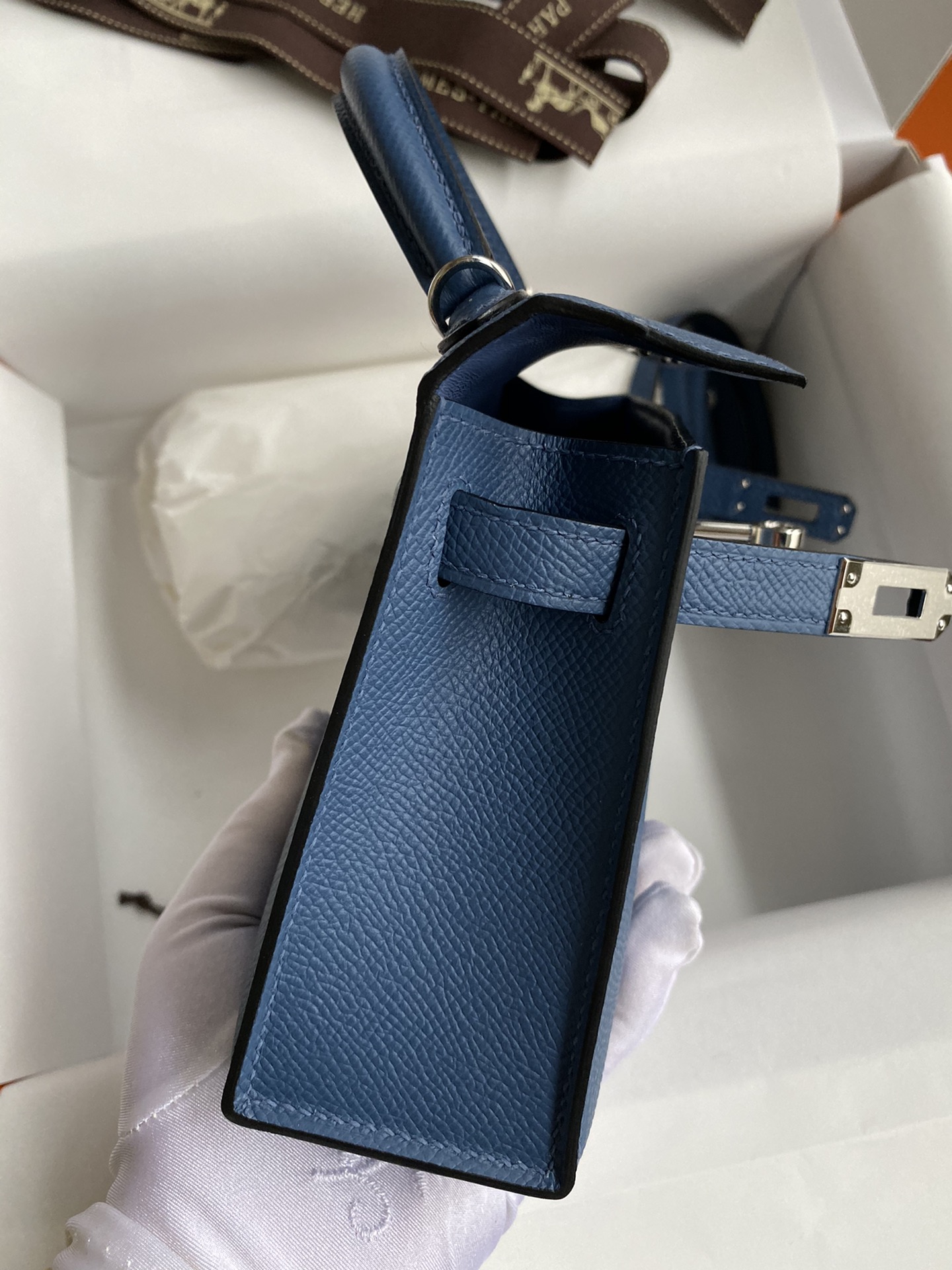 Hermès Kelly Mini leather handbag 19cm Epsom 5 Hermès Kelly Mini leather handbag 19cm Epsom - Image 5