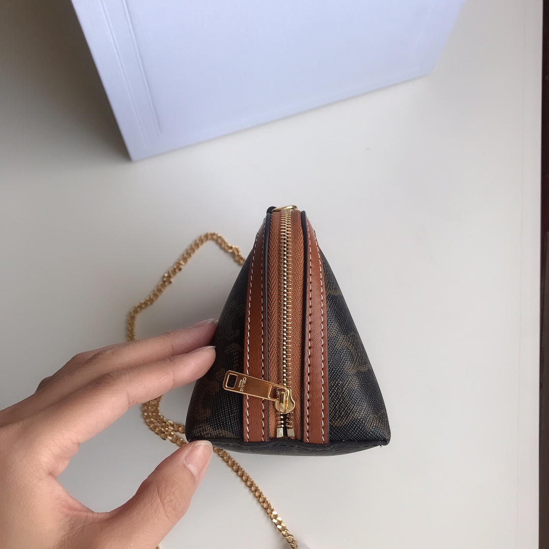 Celine Triomphe leather crossbody 3 Celine Triomphe leather crossbody - Image 3