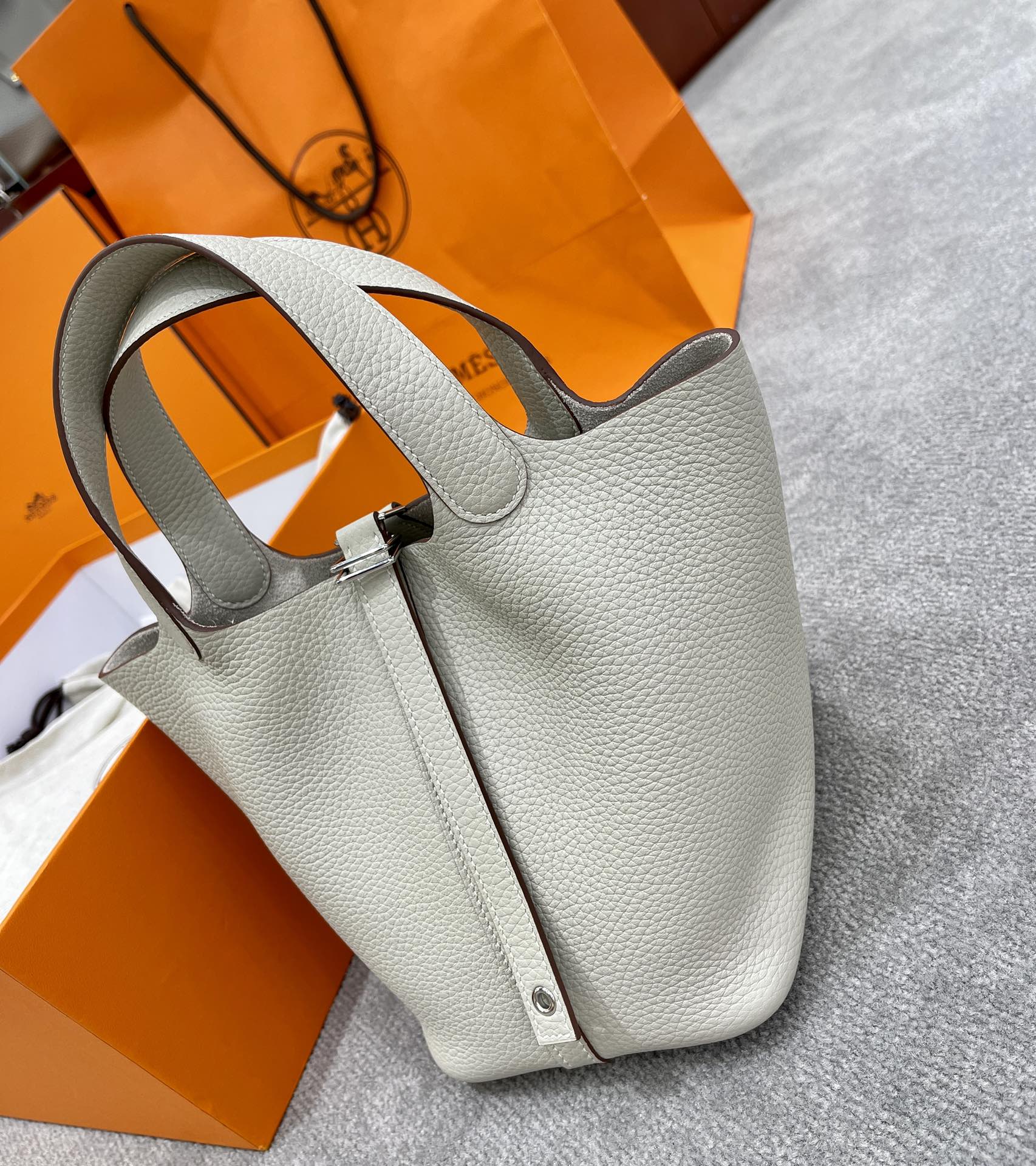 Hermès Picotin leather tote cm18 7 Hermès Picotin leather tote cm18 - Image 7