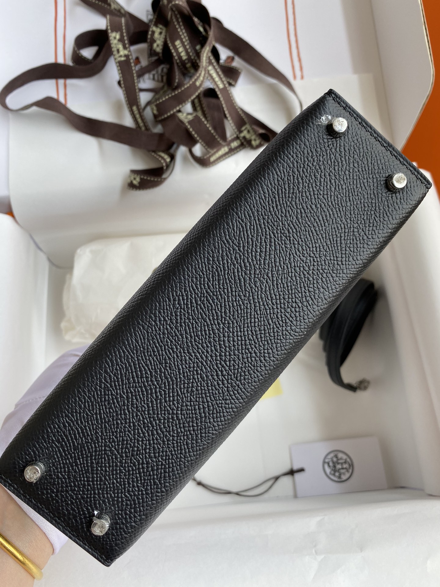 Hermès Kelly Mini leather handbag 4 Hermès Kelly Mini leather handbag - Image 4