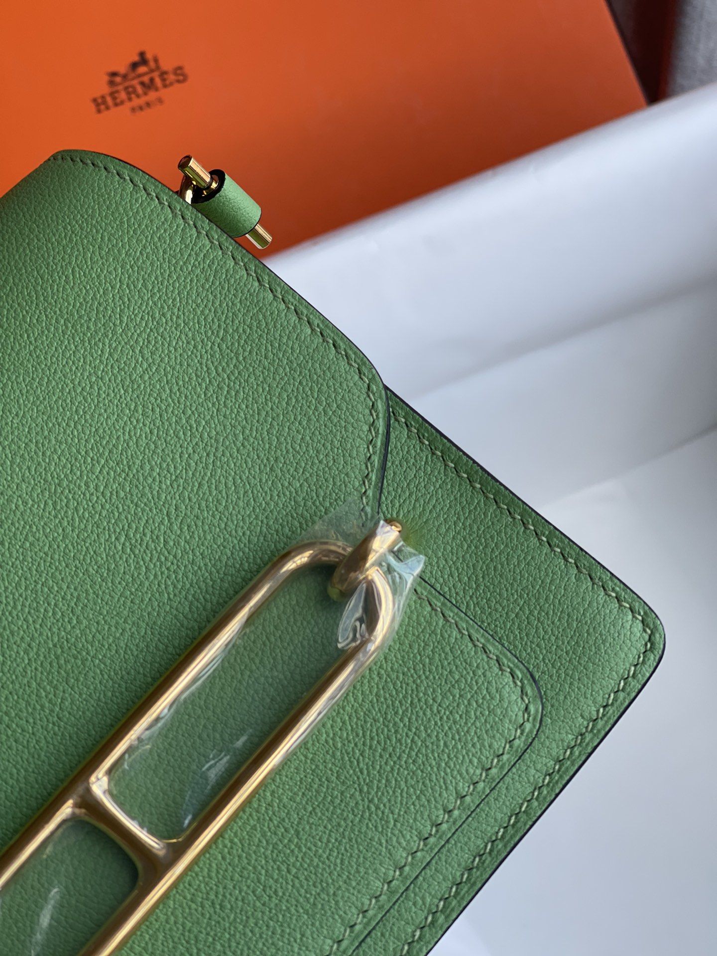 Hermès Roulis leather handbag 19cm 5 Hermès Roulis leather handbag 19cm - Image 5