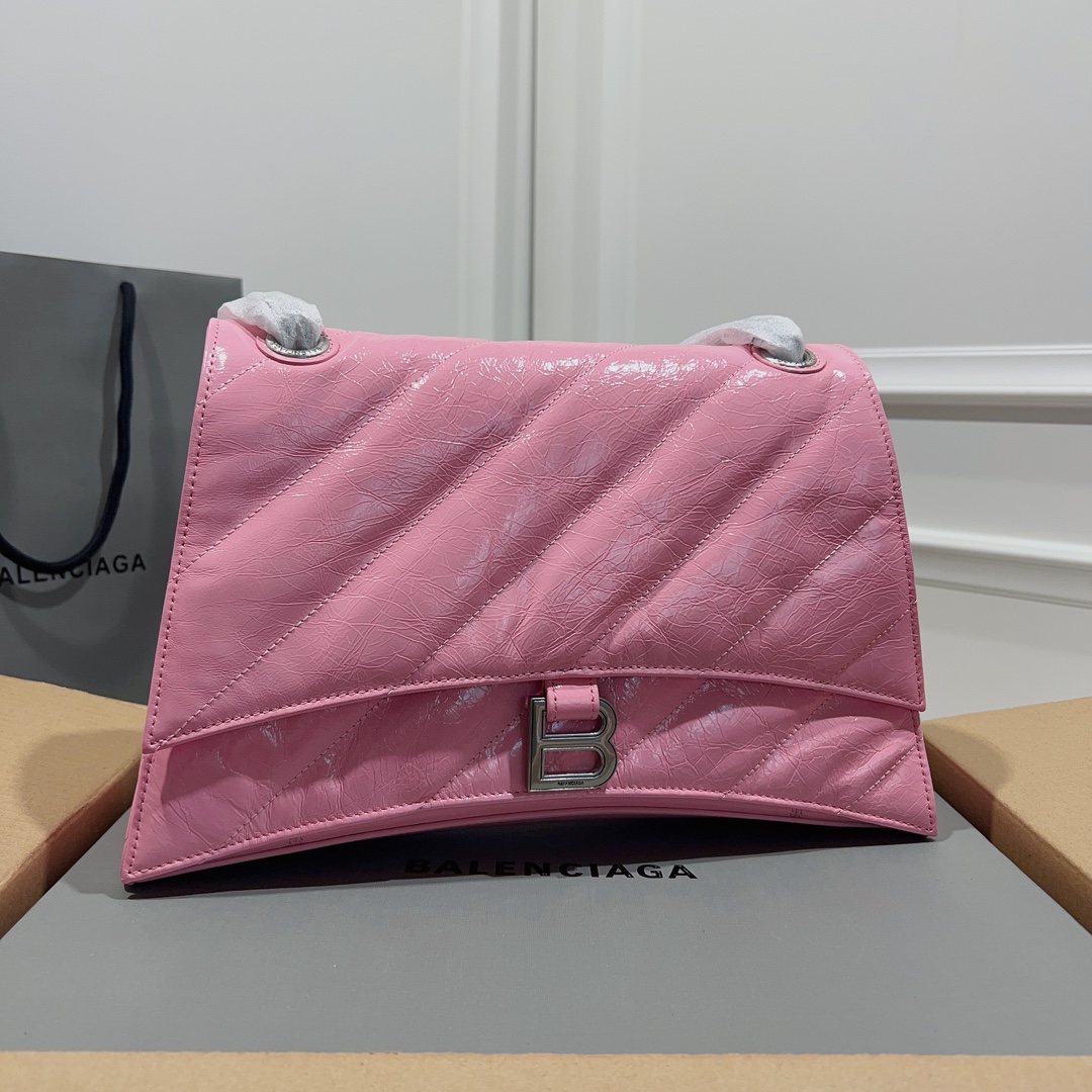 Balenciagα Crush Chain Bag Length 31 x height 20 x width 12cm