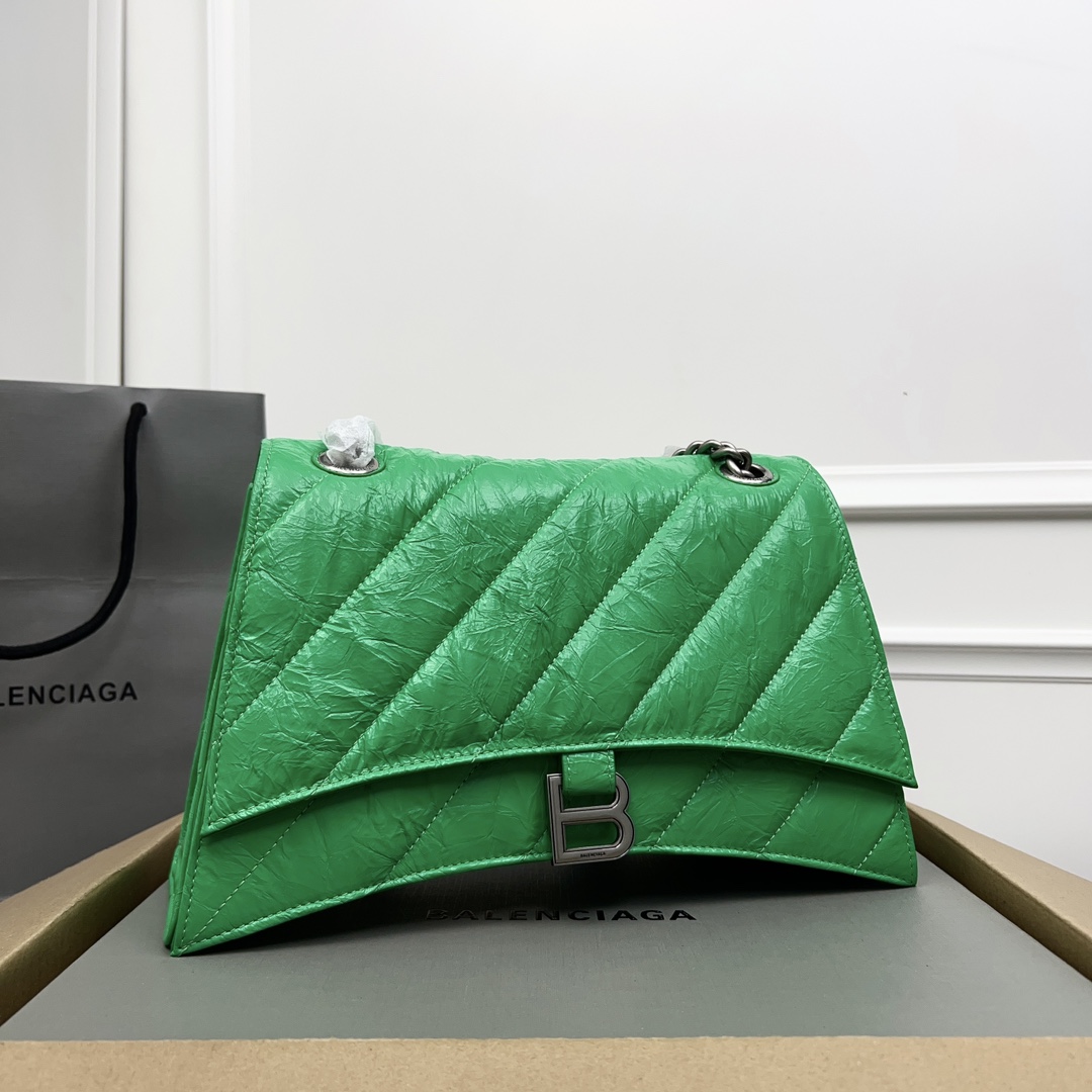 Balenciagα Crush Chain Bag Length 31 x height 20 x width 12cm