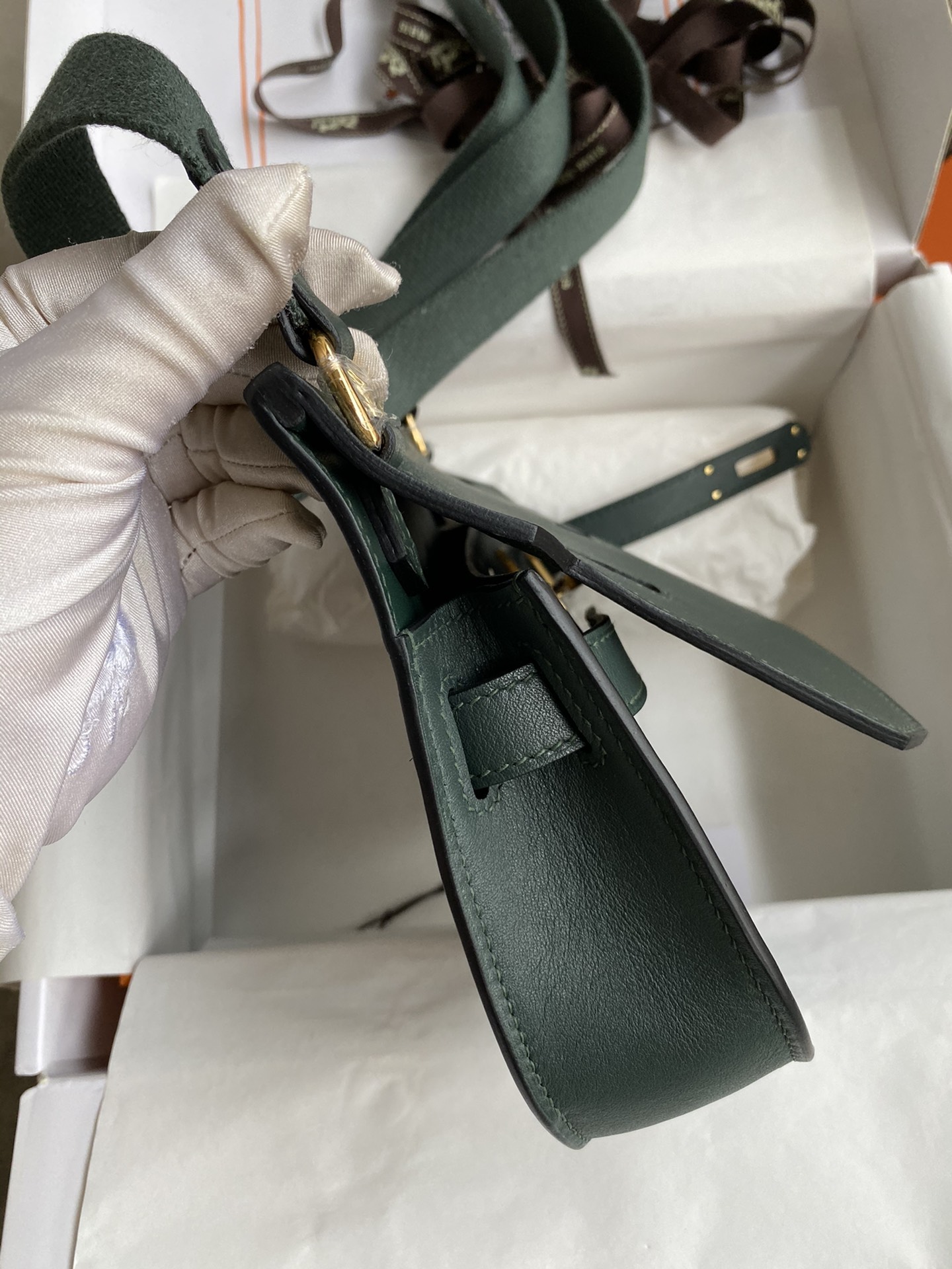 Hermès Jypsiere leather crossbody Swift 23cm 4 Hermès Jypsiere leather crossbody Swift 23cm - Image 4