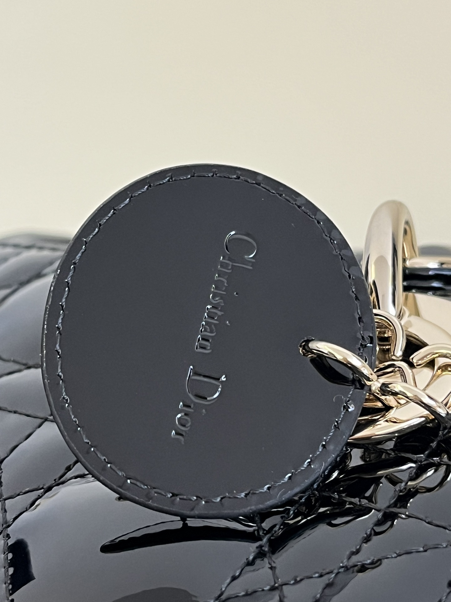 Lady Dior leather handbag 17*7*15cm 4 Lady Dior leather handbag 17*7*15cm - Image 4