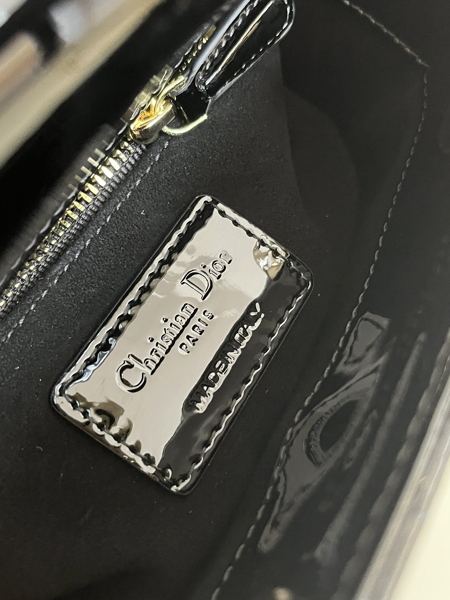 Lady Dior leather handbag 17*7*15cm 6 Lady Dior leather handbag 17*7*15cm - Image 6