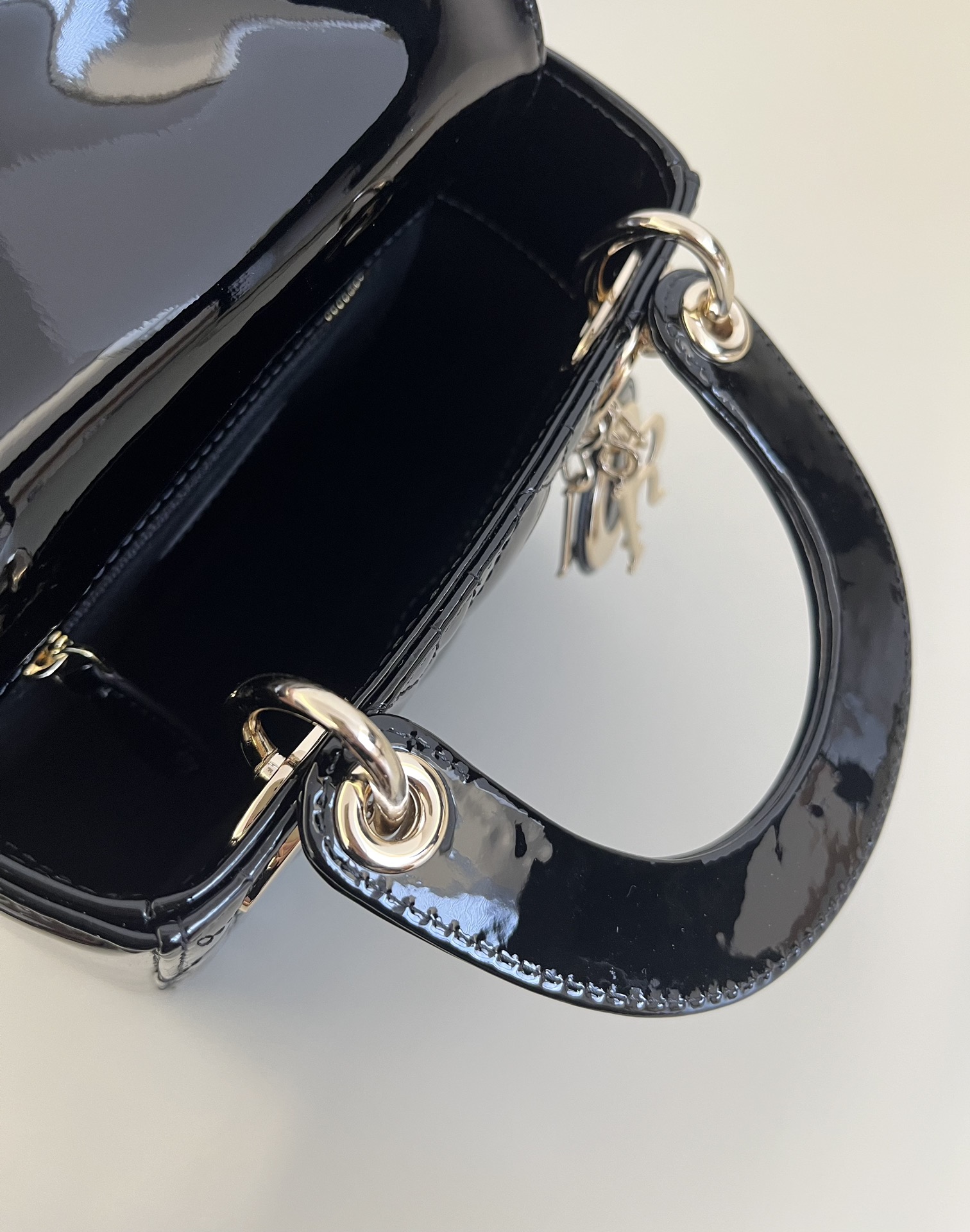 Lady Dior leather handbag 17*7*15cm 7 Lady Dior leather handbag 17*7*15cm - Image 7