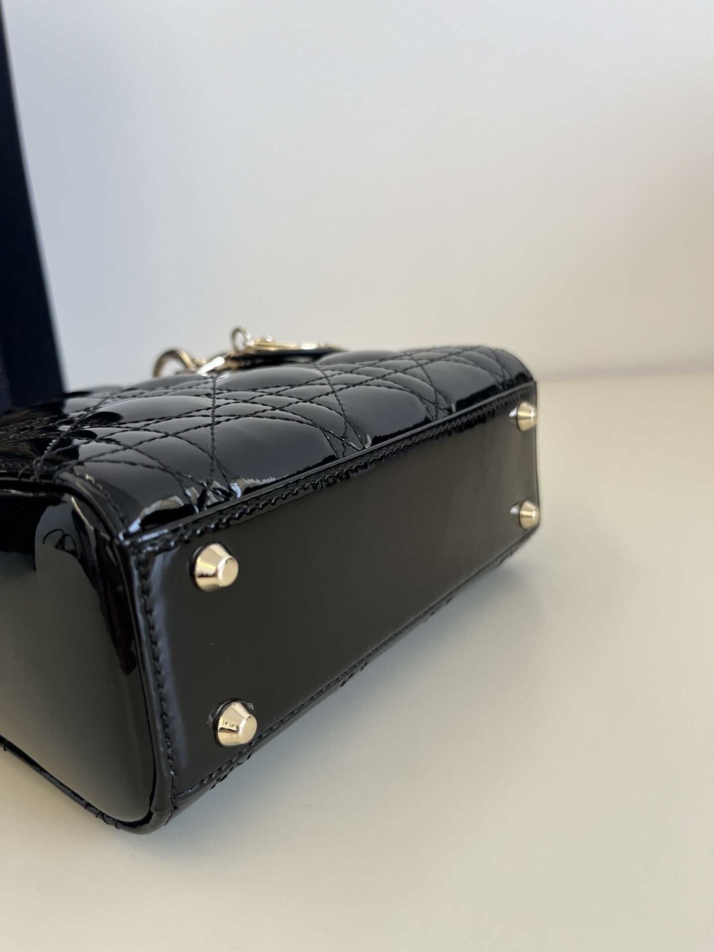 Lady Dior leather handbag 17*7*15cm 8 Lady Dior leather handbag 17*7*15cm - Image 8