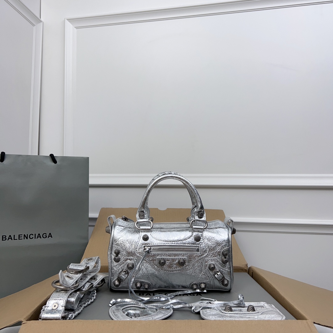 Balenciaga Mini City Black Length 19.8 x height 14.0 x width 11.9 cm