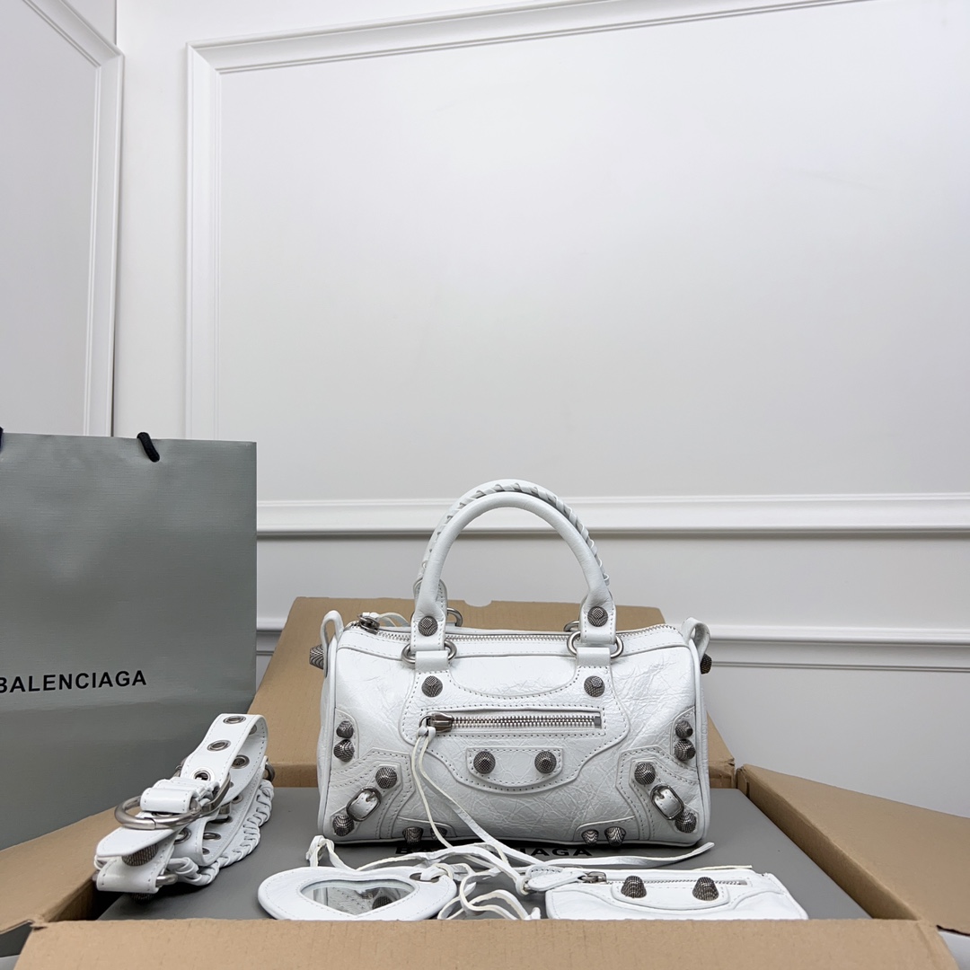 Balenciaga Mini City Black Length 19.8 x height 14.0 x width 11.9 cm