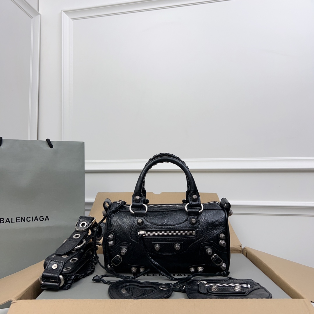 Balenciaga Mini City Black Length 19.8 x height 14.0 x width 11.9 cm