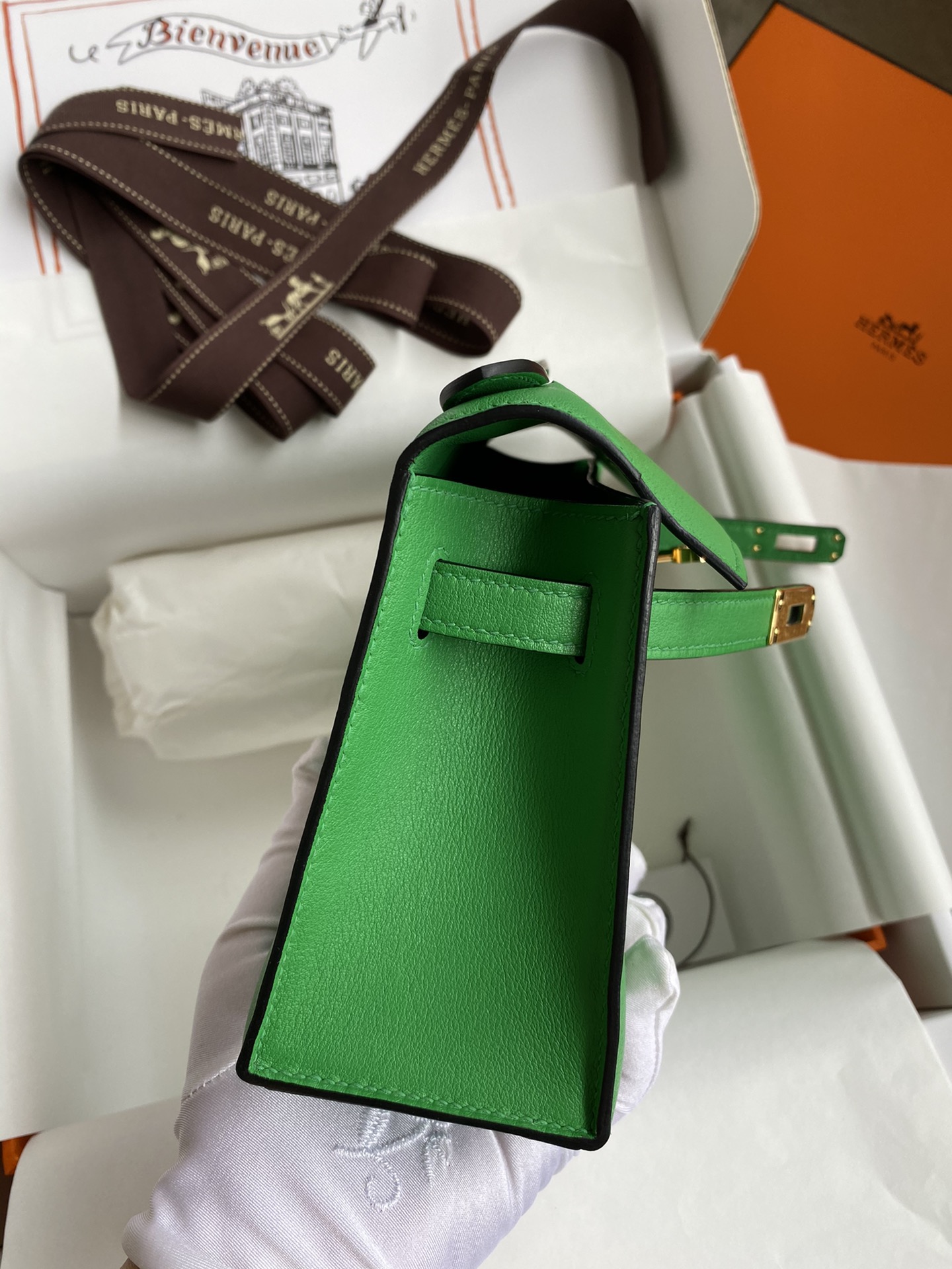 Hermès Swift Kelly Handbag 22cm 4 Hermès Swift Kelly Handbag 22cm - Image 4