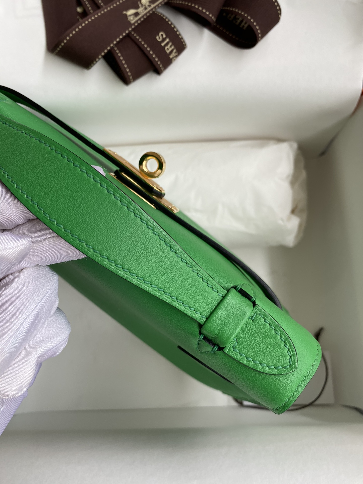 Hermès Swift Kelly Handbag 22cm 5 Hermès Swift Kelly Handbag 22cm - Image 5