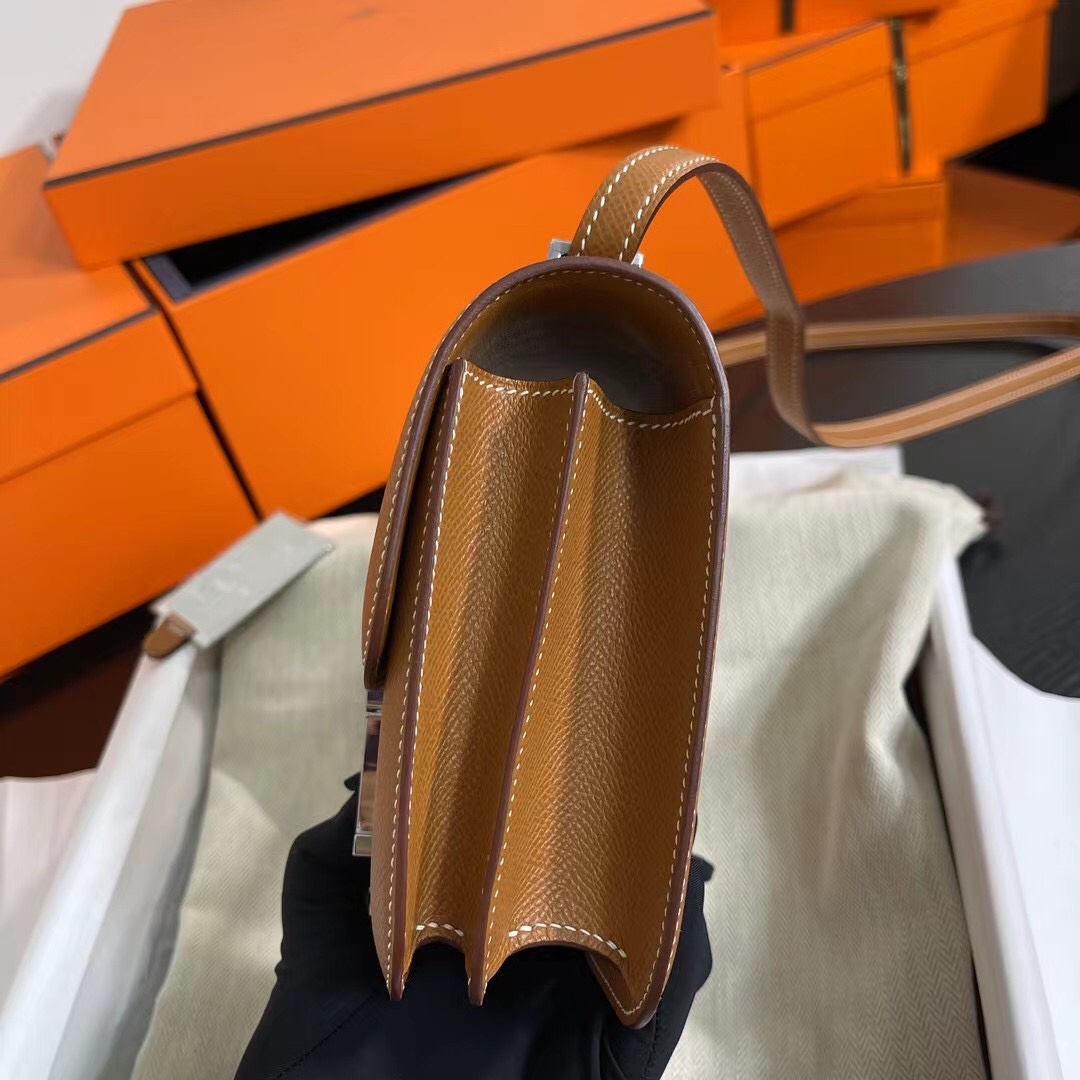 Hermès Constance leather crossbody Epsom 19cm 6 Hermès Constance leather crossbody Epsom 19cm - Image 6