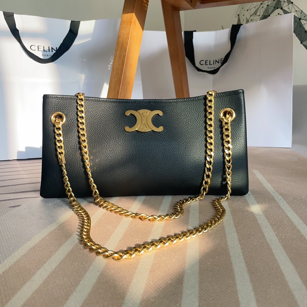Celine Triomphe leather crossbody 1 Celine Triomphe leather crossbody