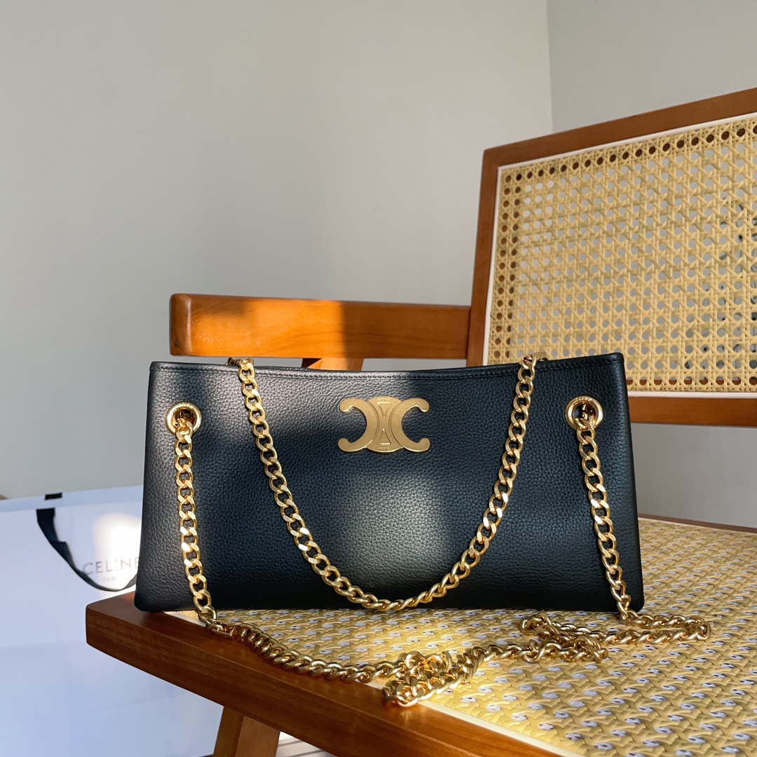 Celine Triomphe leather crossbody 2 Celine Triomphe leather crossbody - Image 2