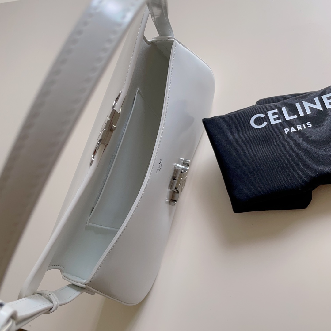 Celine LOLA BAG in shiny calfskin 28x12×5 4 Celine LOLA BAG in shiny calfskin 28x12×5 - Image 4