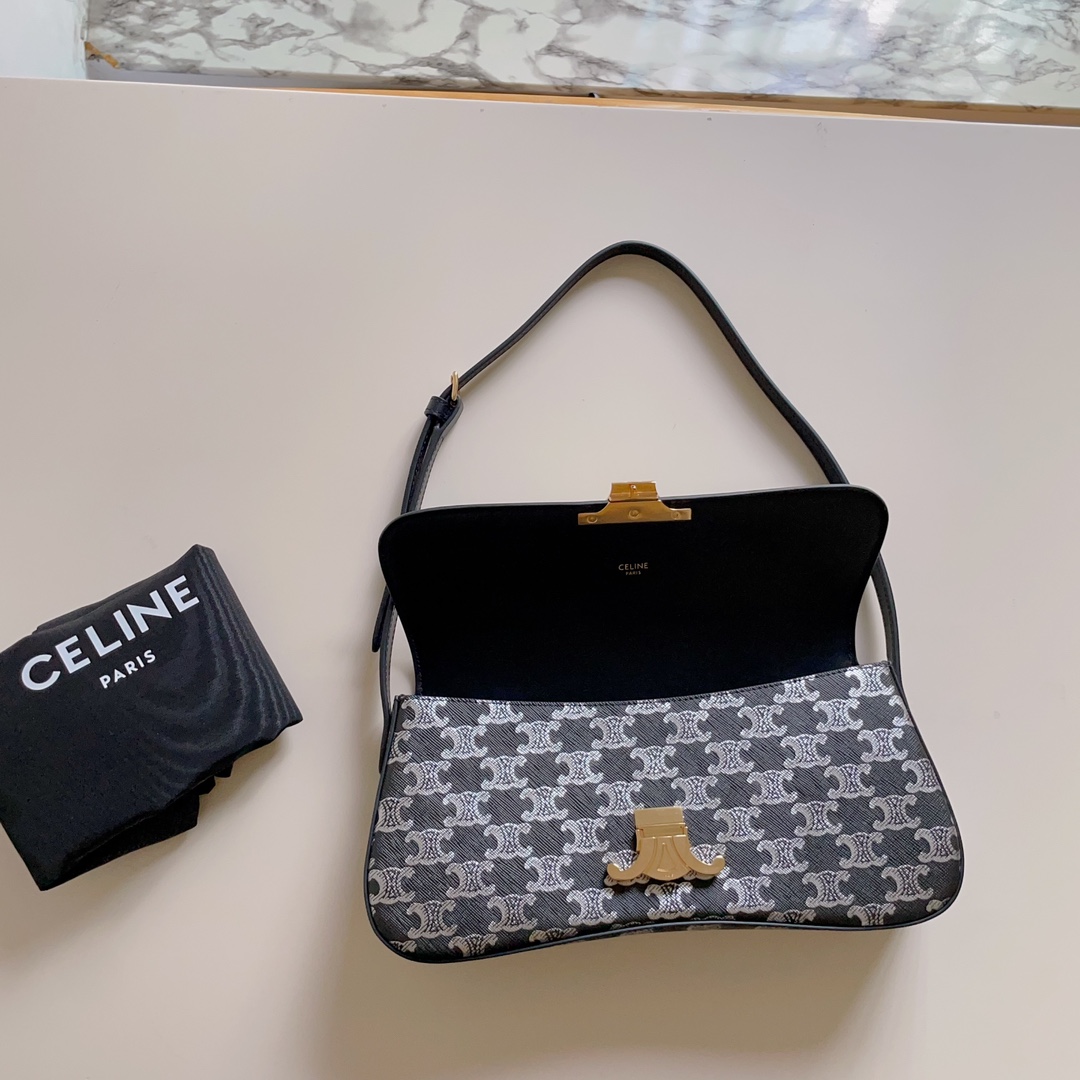 Celine LOLA BAG in shiny calfskin 28x12×5 7 Celine LOLA BAG in shiny calfskin 28x12×5 - Image 7