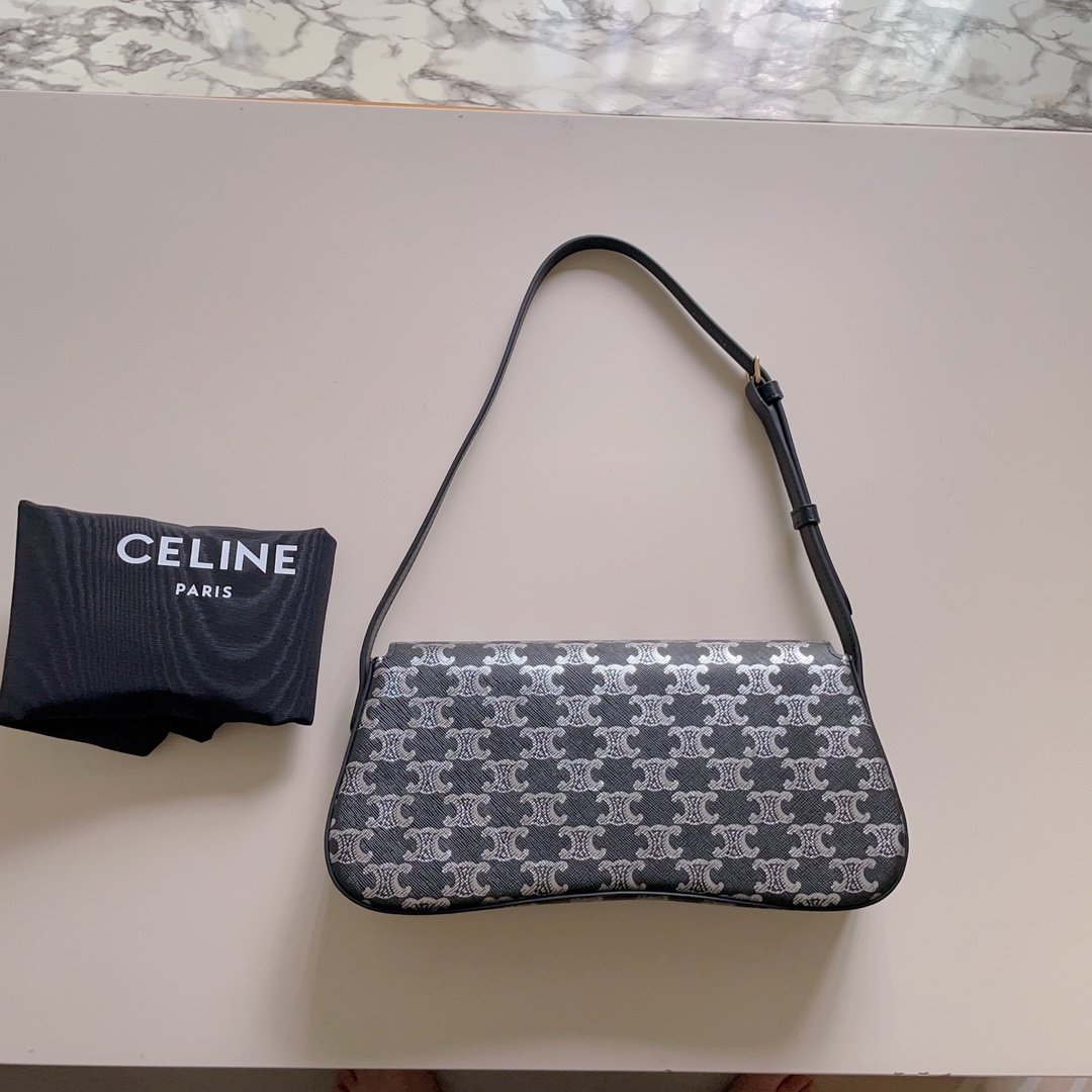 Celine LOLA BAG in shiny calfskin 28x12×5 9 Celine LOLA BAG in shiny calfskin 28x12×5 - Image 9