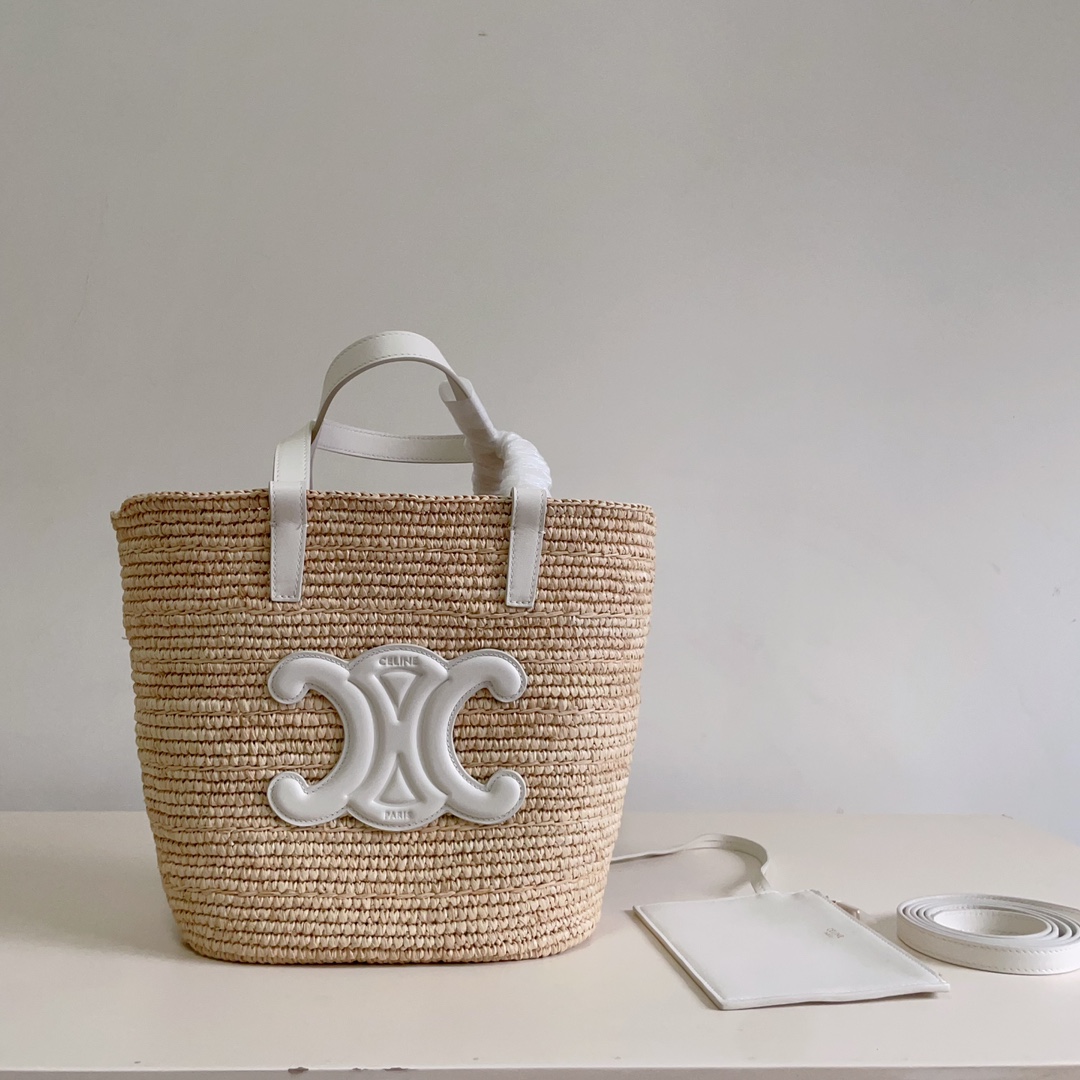 Celine Medium Triomphe Basket 21.5 X 22 X 13 1 Celine Medium Triomphe Basket 21.5 X 22 X 13