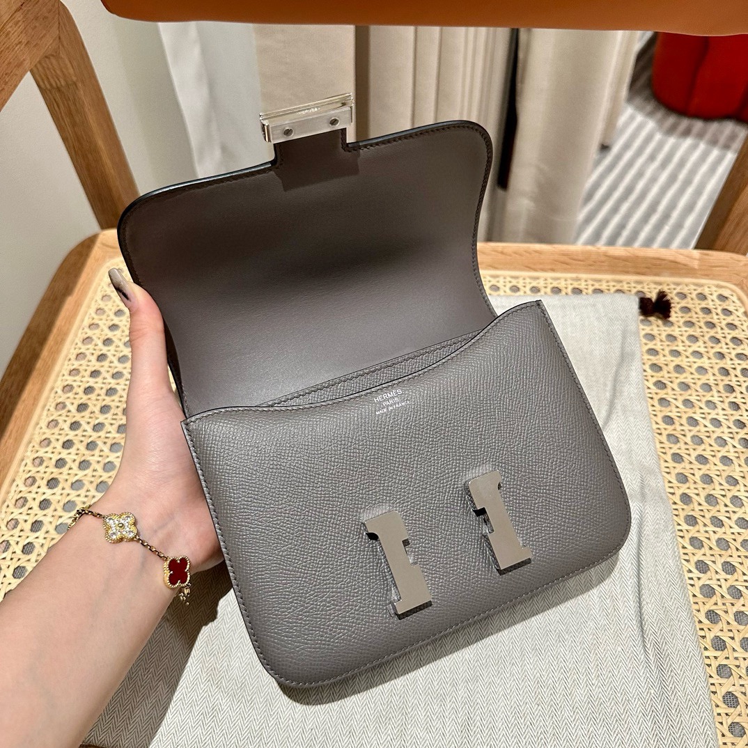 Hermès Constance leather handbag 19cm 3 Hermès Constance leather handbag 19cm - Image 3