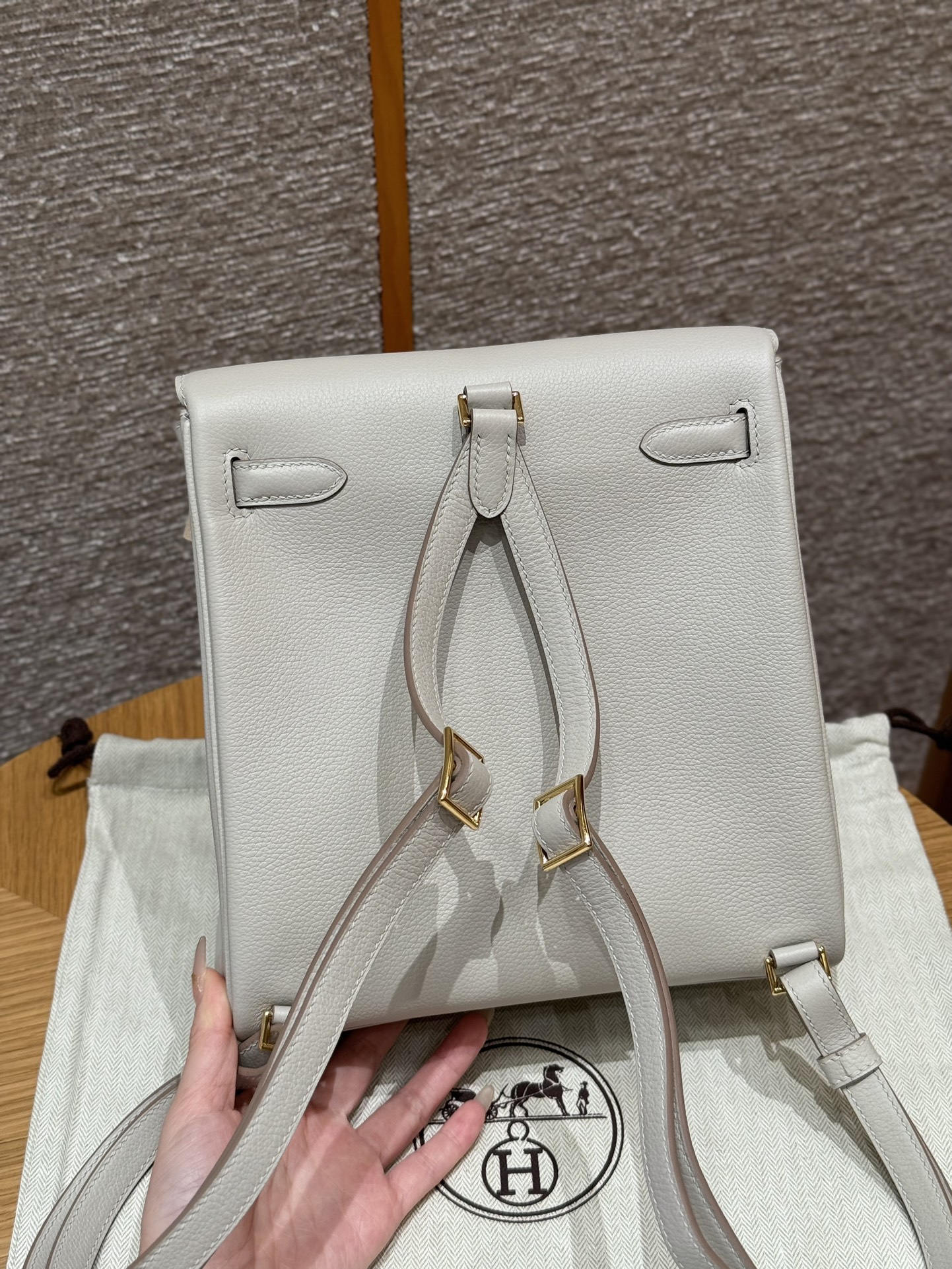 Hermès Kellyado leather backpack 21cm 8 Hermès Kellyado leather backpack 21cm - Image 8