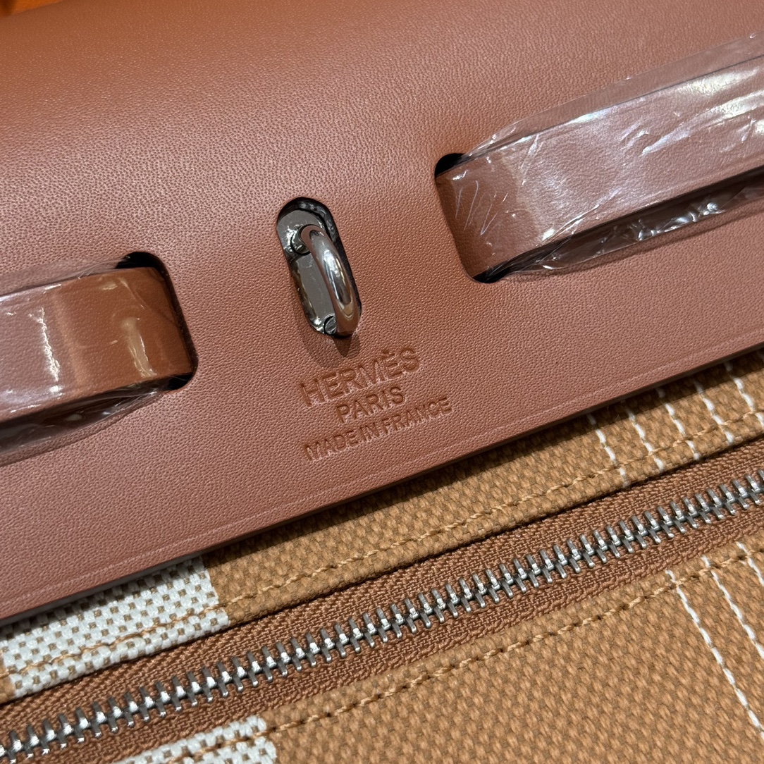 Hermès Herbag cloth handbag 31cm 6 Hermès Herbag cloth handbag 31cm - Image 6