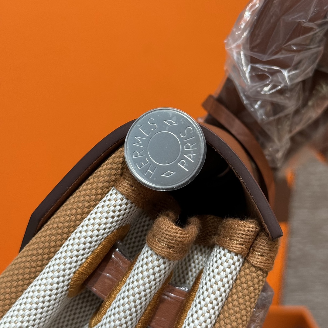 Hermès Herbag cloth handbag 31cm 7 Hermès Herbag cloth handbag 31cm - Image 7