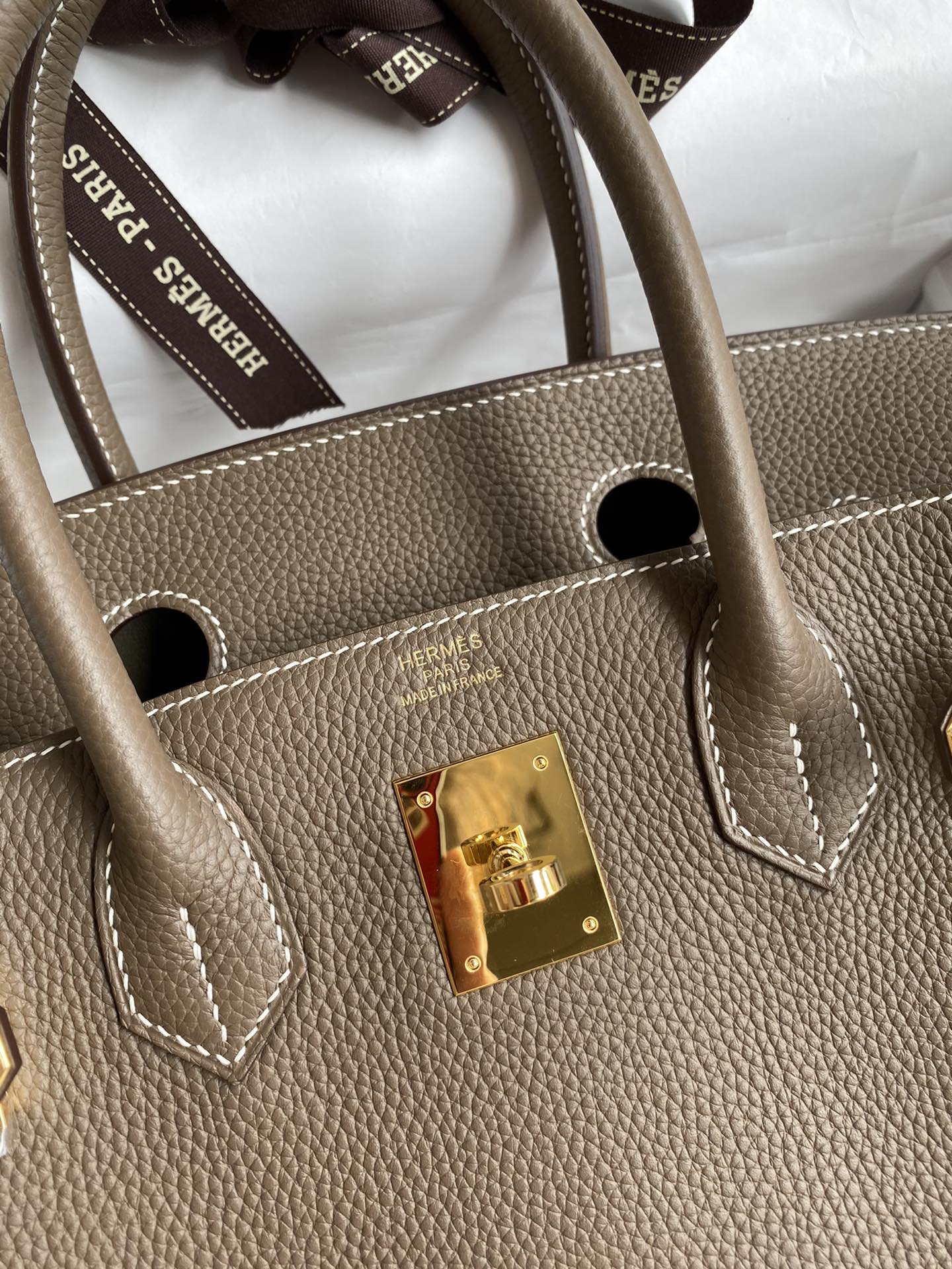 Hermès Birkin 30 leather handbag Togo 30cm 5 Hermès Birkin 30 leather handbag Togo 30cm - Image 5