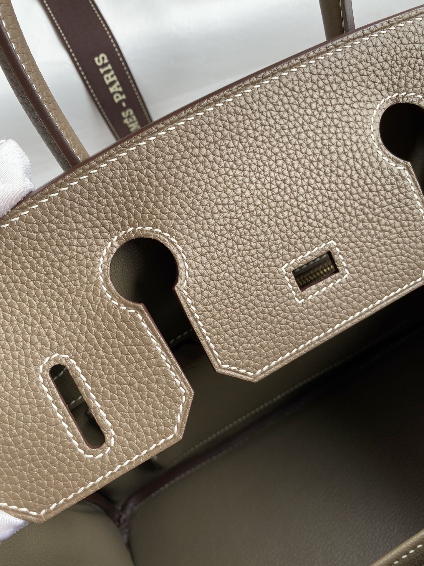 Hermès Birkin 30 leather handbag Togo 30cm 3 Hermès Birkin 30 leather handbag Togo 30cm - Image 3