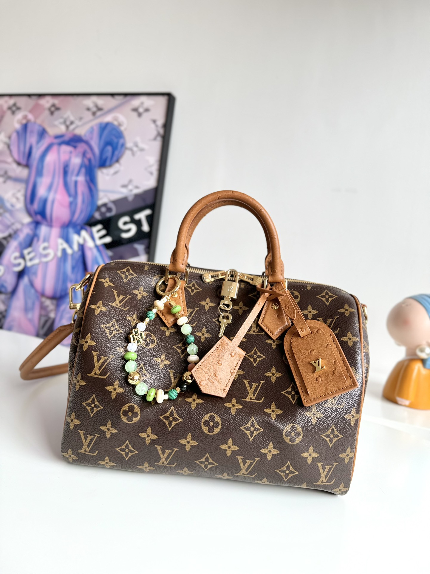 LV N87212! This Speedy Soft 30 Boho Size: 30×21×17cm