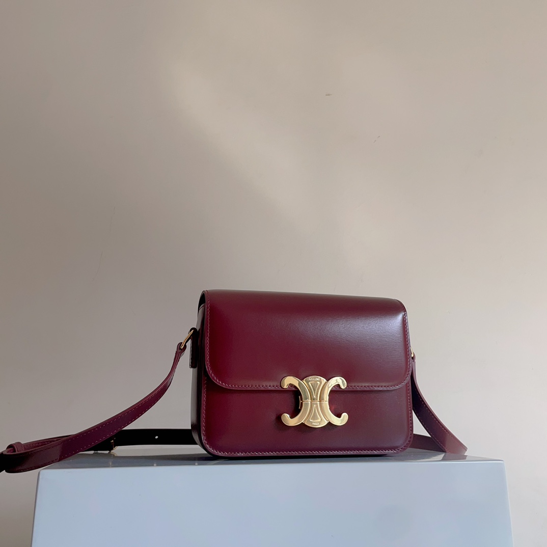 Celine  Angora red calfskin 18.5 x 14 x 6
