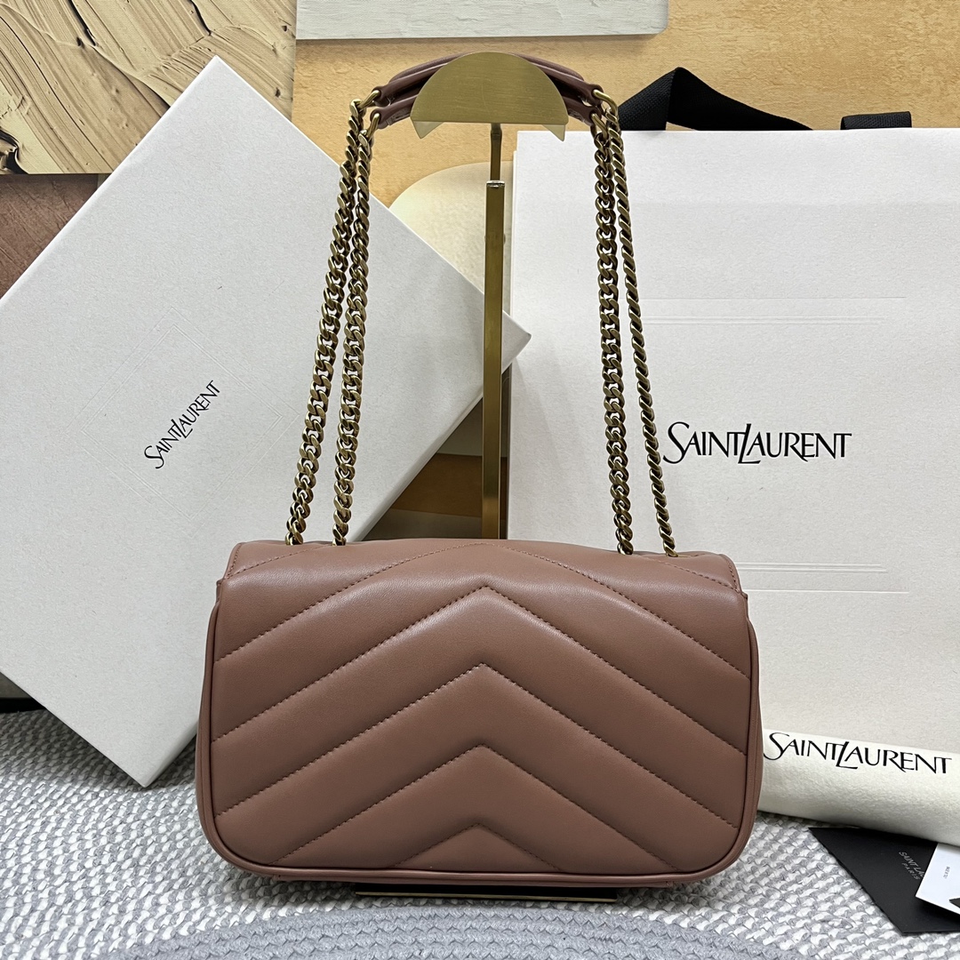 SAINT LAURENT 25 Early Spring New LouLou Small The sheepskin feels soft, and the new version of sheepskin is very shiny Size: 24x14x7cm 9 SAINT LAURENT 25 Early Spring New LouLou Small The sheepskin feels soft, and the new version of sheepskin is very shiny Size: 24x14x7cm - Image 9