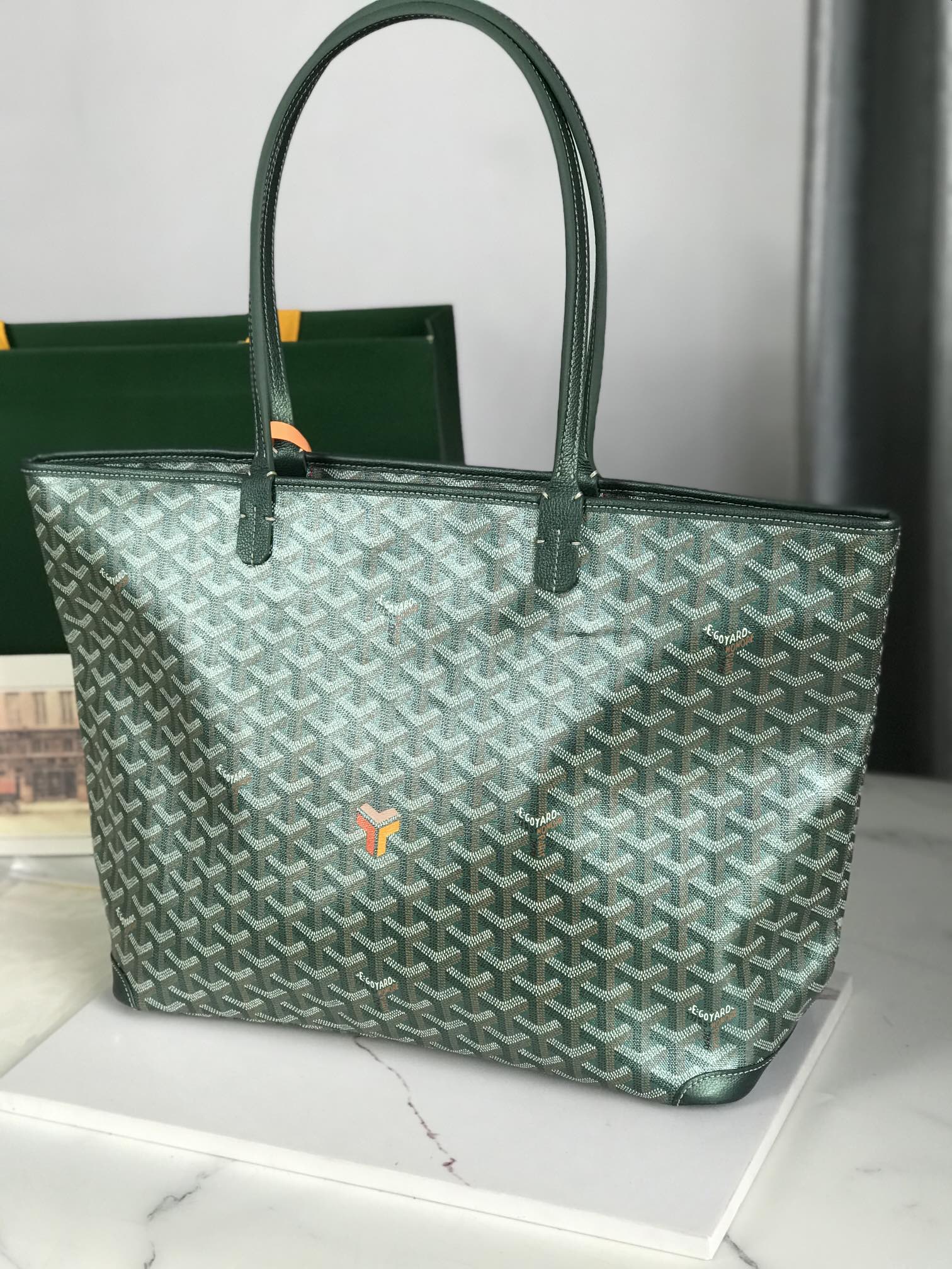 Goyard New zippered pearlescent series tote bags and shopping bags. The brand has undergone many researches and improvements, continuously improving fabrics and leathers 6 Goyard New zippered pearlescent series tote bags and shopping bags. The brand has undergone many researches and improvements, continuously improving fabrics and leathers - Image 6