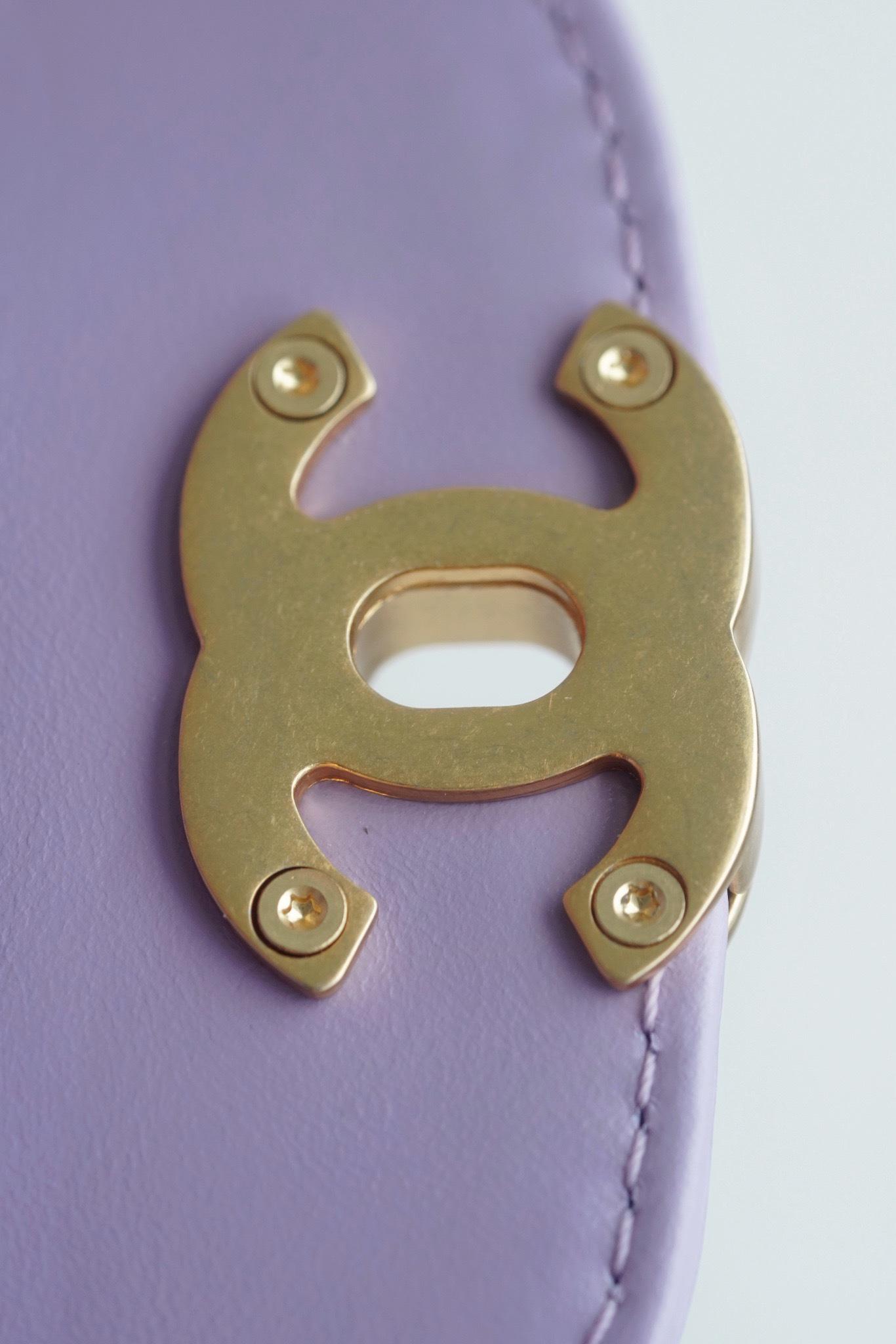 CHANEL Kelly handle bag large size taro purple 💜 The cutting department originally flows into the first-grade oil wax textured calfskin 9 CHANEL Kelly handle bag large size taro purple 💜 The cutting department originally flows into the first-grade oil wax textured calfskin - Image 9