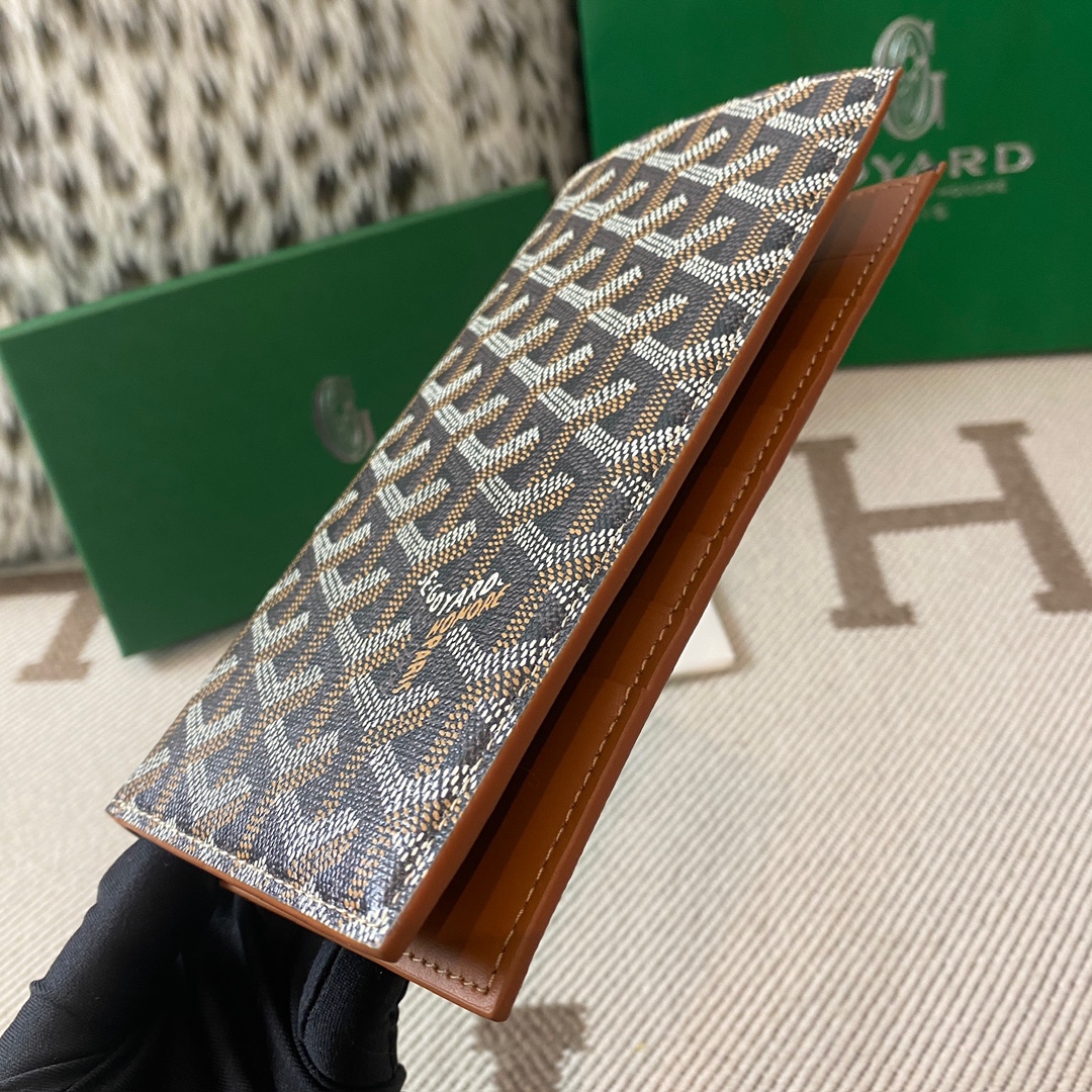 Goyard men's wallet new folding long wallet passport ticket holder 19cm 7 Goyard men's wallet new folding long wallet passport ticket holder 19cm - Image 7