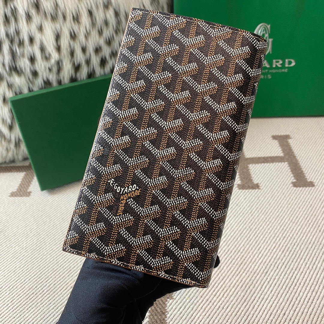 Goyard men's wallet new folding long wallet passport ticket holder 19cm 8 Goyard men's wallet new folding long wallet passport ticket holder 19cm - Image 8