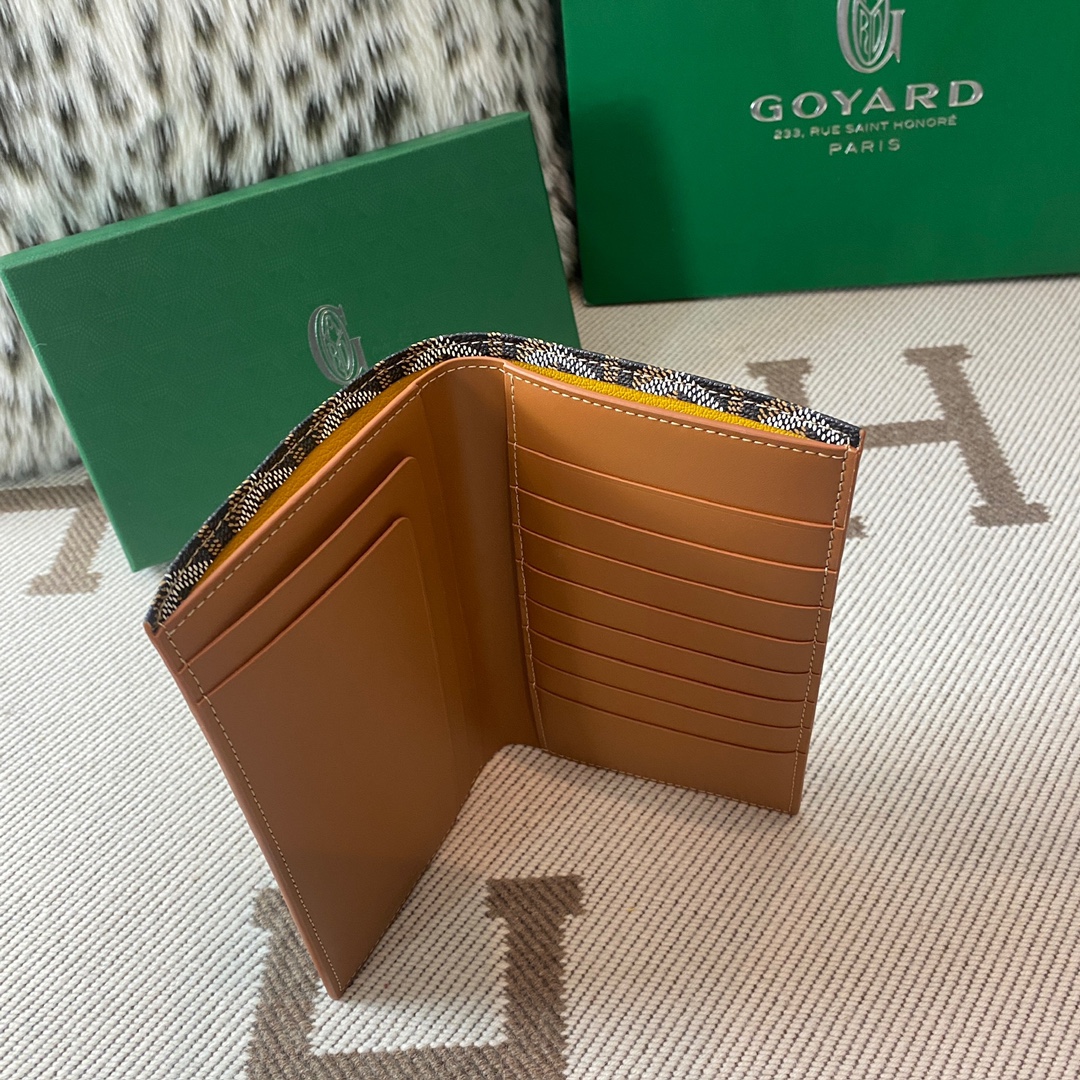 Goyard men's wallet new folding long wallet passport ticket holder 19cm 4 Goyard men's wallet new folding long wallet passport ticket holder 19cm - Image 4