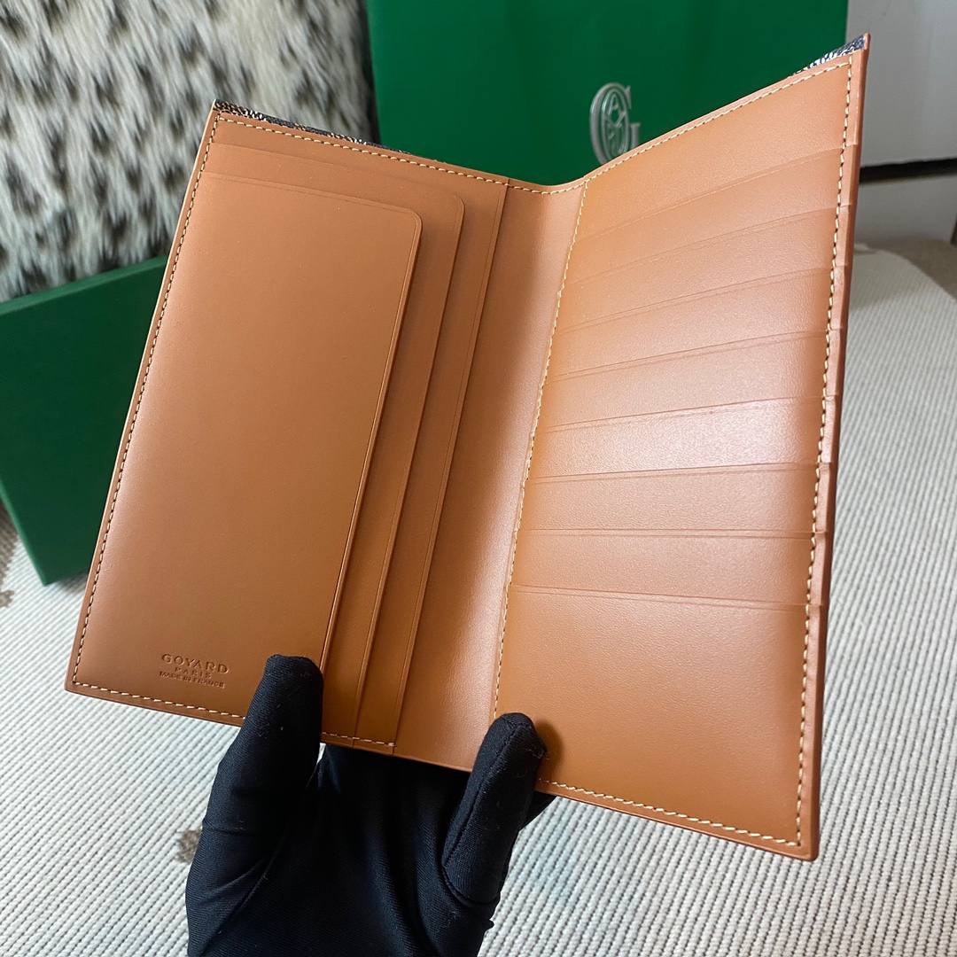 Goyard men's wallet new folding long wallet passport ticket holder 19cm 5 Goyard men's wallet new folding long wallet passport ticket holder 19cm - Image 5