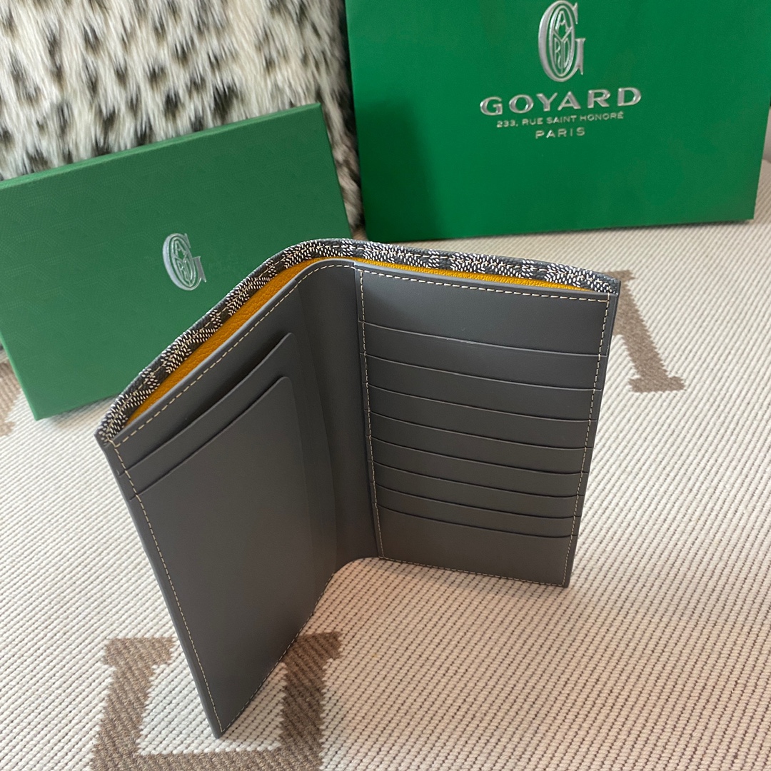 Goyard men's wallet new folding long wallet passport ticket holder 19cm 5 Goyard men's wallet new folding long wallet passport ticket holder 19cm - Image 5