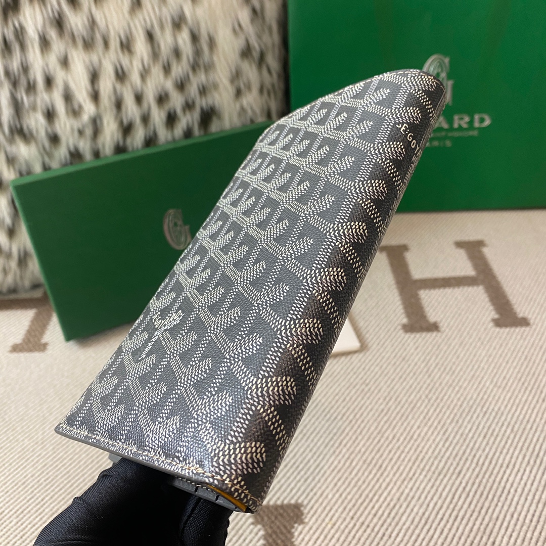 Goyard men's wallet new folding long wallet passport ticket holder 19cm 7 Goyard men's wallet new folding long wallet passport ticket holder 19cm - Image 7