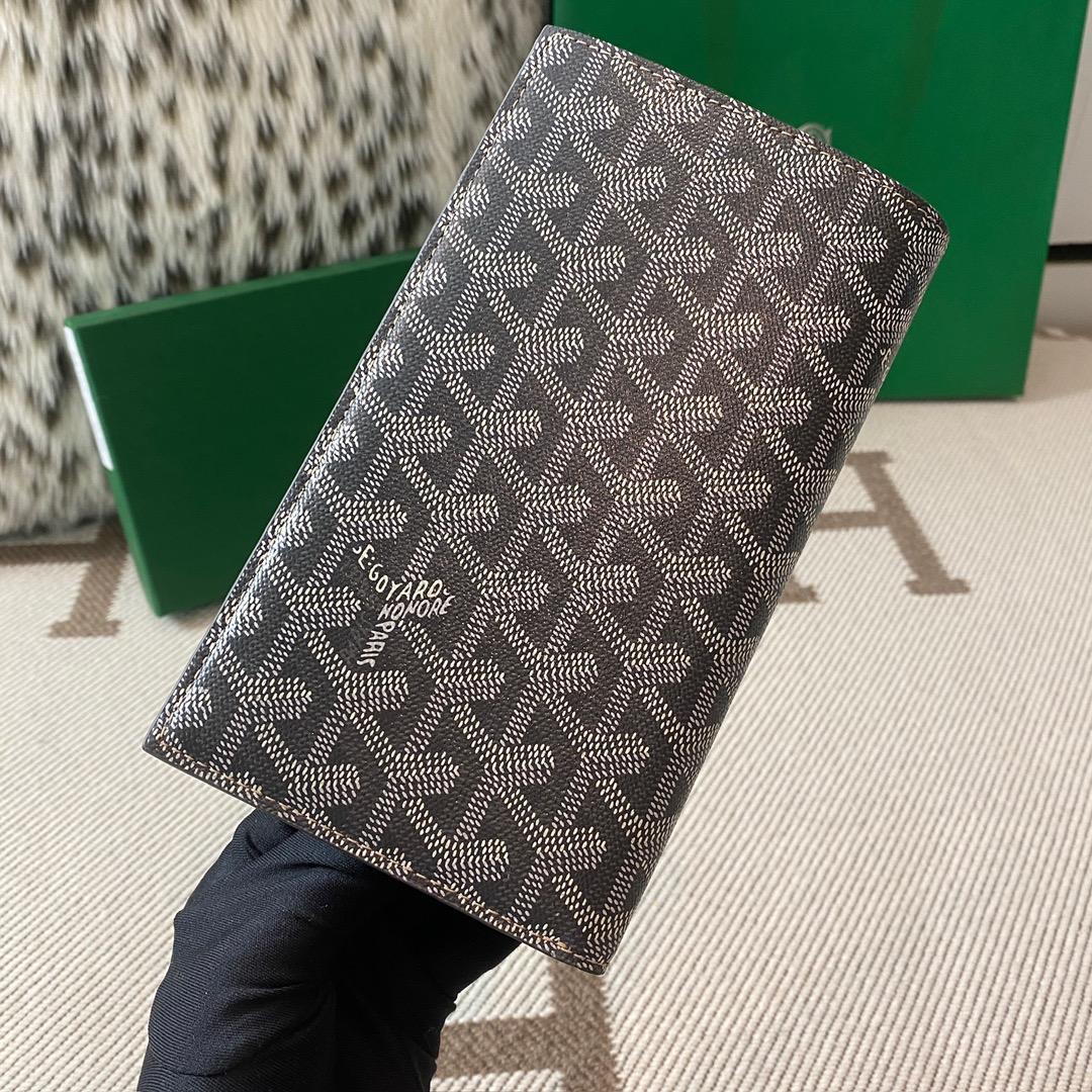Goyard men's wallet new folding long wallet passport ticket holder 19cm 9 Goyard men's wallet new folding long wallet passport ticket holder 19cm - Image 9