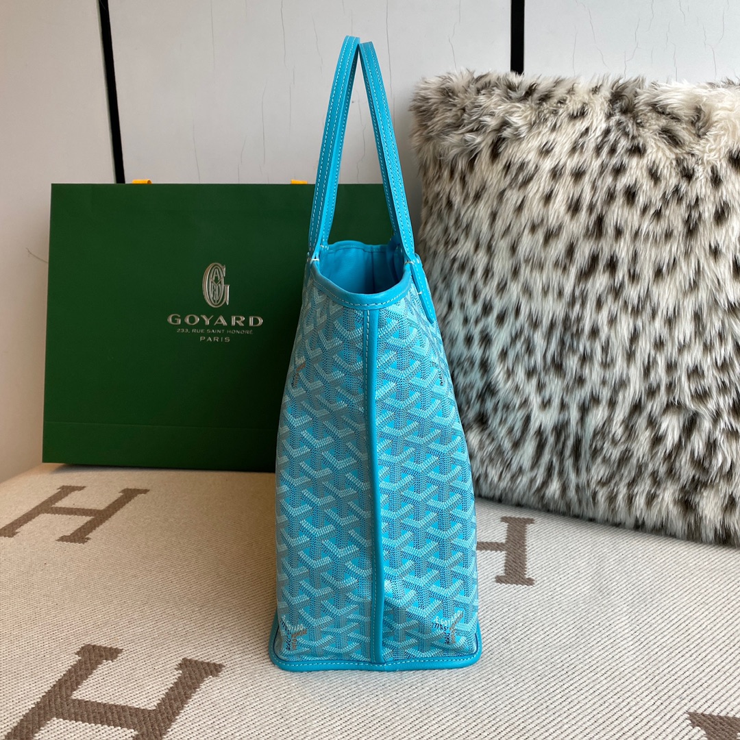 Goyard 24 spring and summer limited edition seahorse embroidered double-sided medium shopping bag tote bag shoulder handbag Size: 47X27X16cm 8 Goyard 24 spring and summer limited edition seahorse embroidered double-sided medium shopping bag tote bag shoulder handbag Size: 47X27X16cm - Image 8