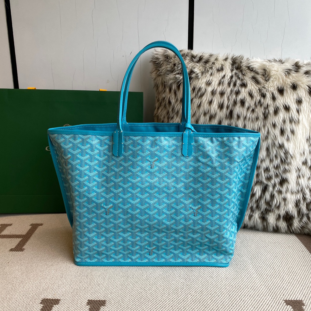 Goyard 24 spring and summer limited edition seahorse embroidered double-sided medium shopping bag tote bag shoulder handbag Size: 47X27X16cm 9 Goyard 24 spring and summer limited edition seahorse embroidered double-sided medium shopping bag tote bag shoulder handbag Size: 47X27X16cm - Image 9