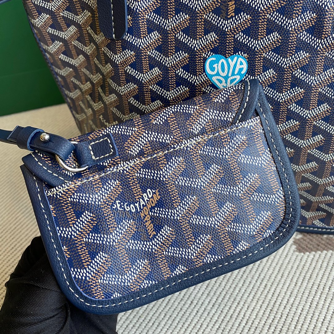 Goyard Heart Mini Shopping Bag Tote Shoulder Handbag Size: 20.5X9X20cm 3 Goyard Heart Mini Shopping Bag Tote Shoulder Handbag Size: 20.5X9X20cm - Image 3