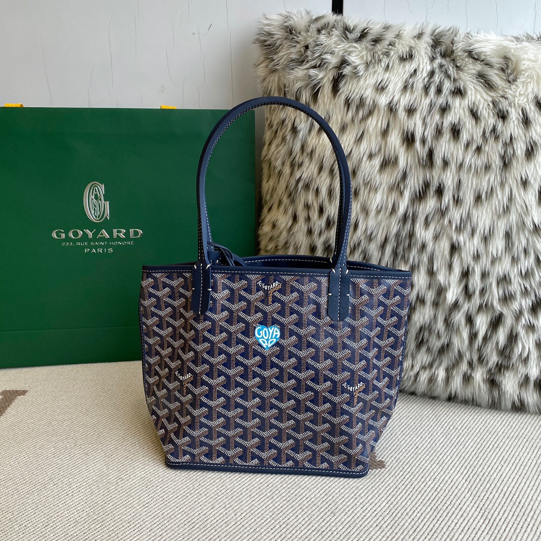 Goyard Heart Mini Shopping Bag Tote Shoulder Handbag Size: 20.5X9X20cm 8 Goyard Heart Mini Shopping Bag Tote Shoulder Handbag Size: 20.5X9X20cm - Image 8