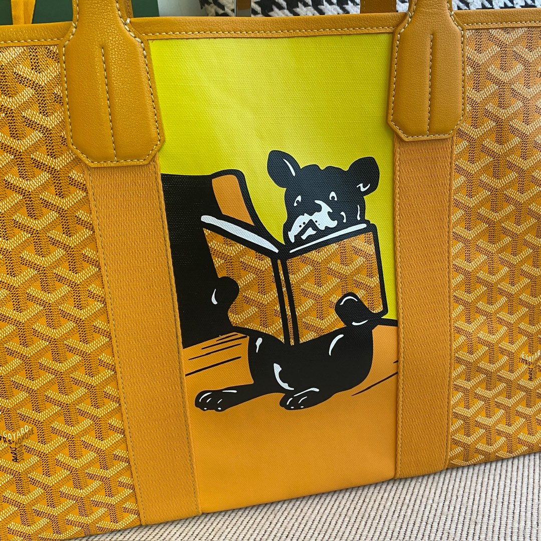 Goyard French bucket handbag shopping bag The new Villette tote bag is a limited edition French bulldog graffiti model 6 Goyard French bucket handbag shopping bag The new Villette tote bag is a limited edition French bulldog graffiti model - Image 6