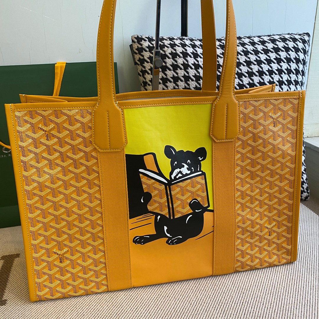 Goyard French bucket handbag shopping bag The new Villette tote bag is a limited edition French bulldog graffiti model 5 Goyard French bucket handbag shopping bag The new Villette tote bag is a limited edition French bulldog graffiti model - Image 5